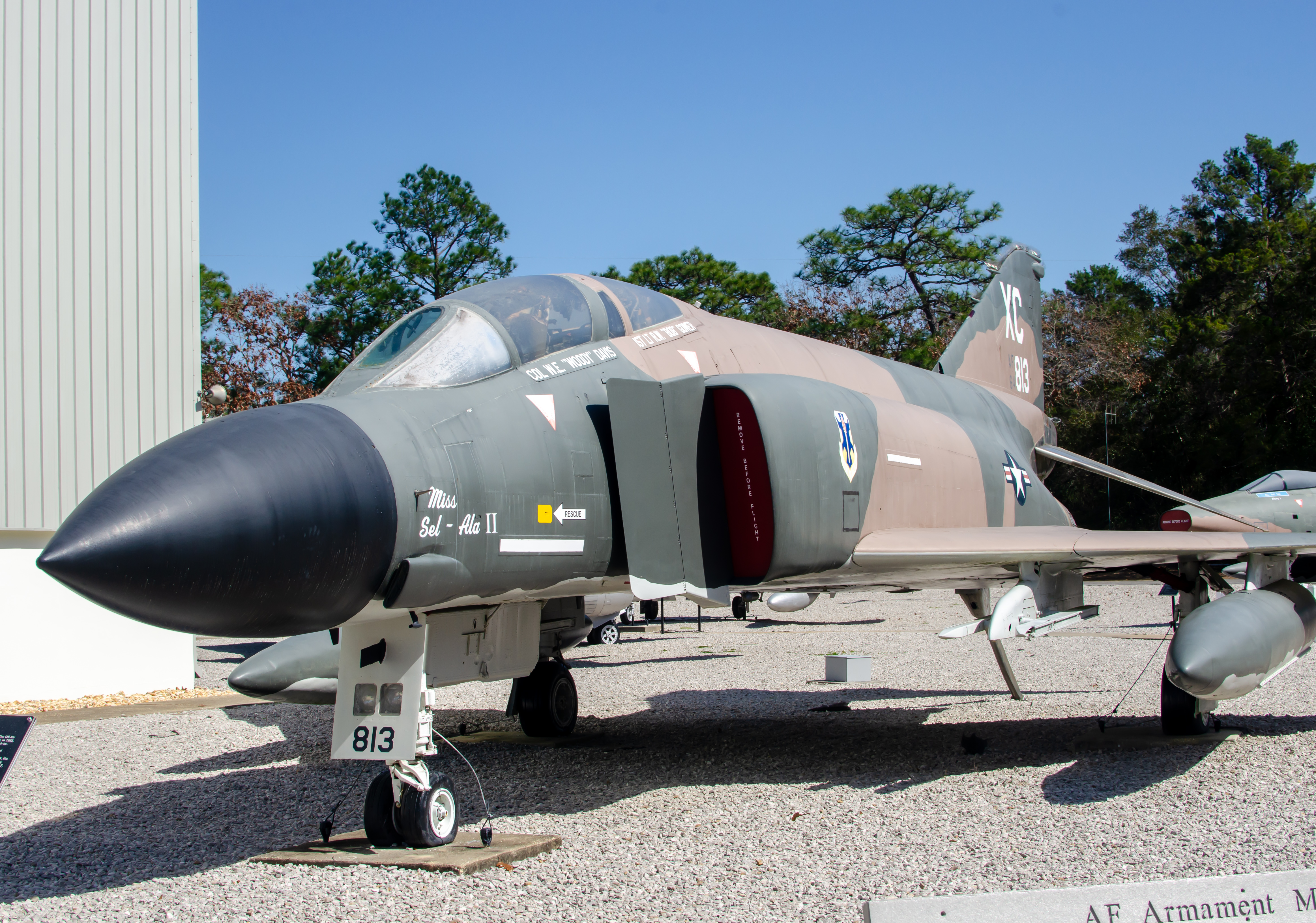 Full size: USAF - United States Air Force McDonnell Douglas F-4 Phantom II 640817 at Eglin Air Force Base/Destin-Fort Walton Beach Airport
