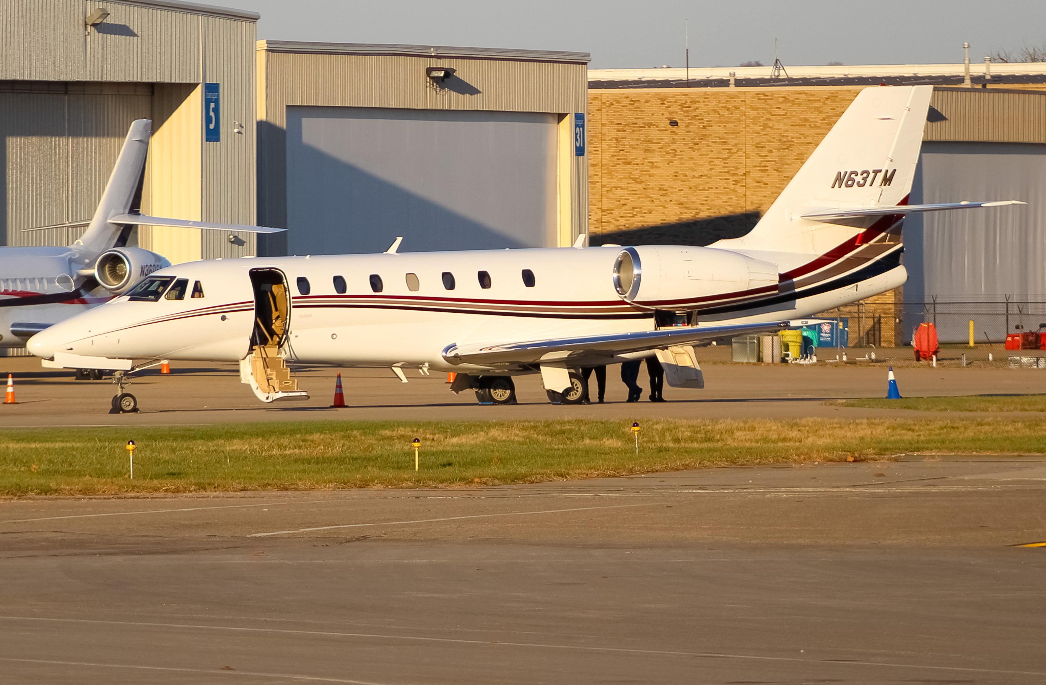 Full size: PRIVATE  Cessna Citation Latitude N63TM at Cincinnati Municipal Airport/Lunken Field