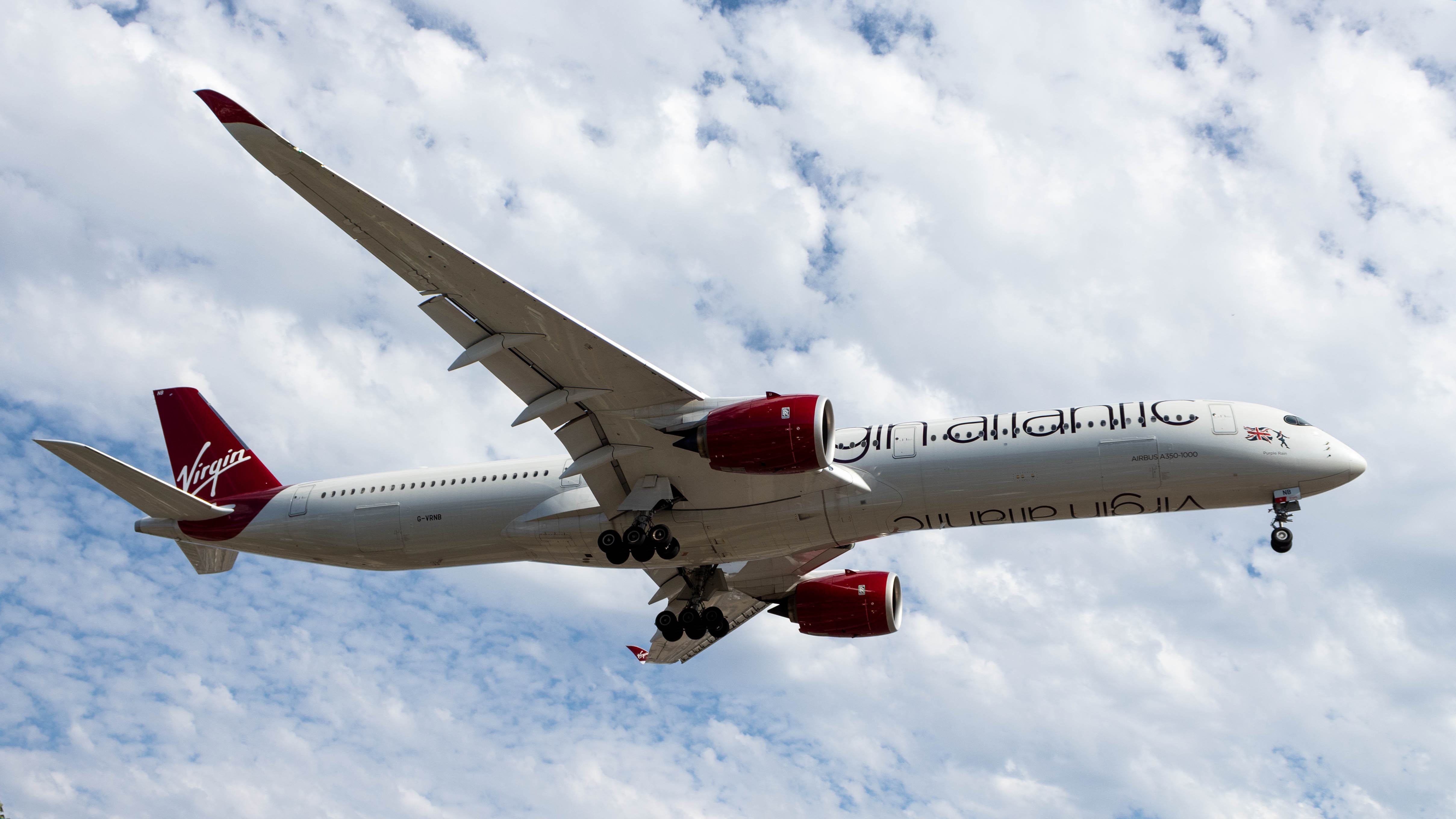 Full size: Virgin Atlantic Airbus A350-1000 G-VRNB at Los Angeles International Airport