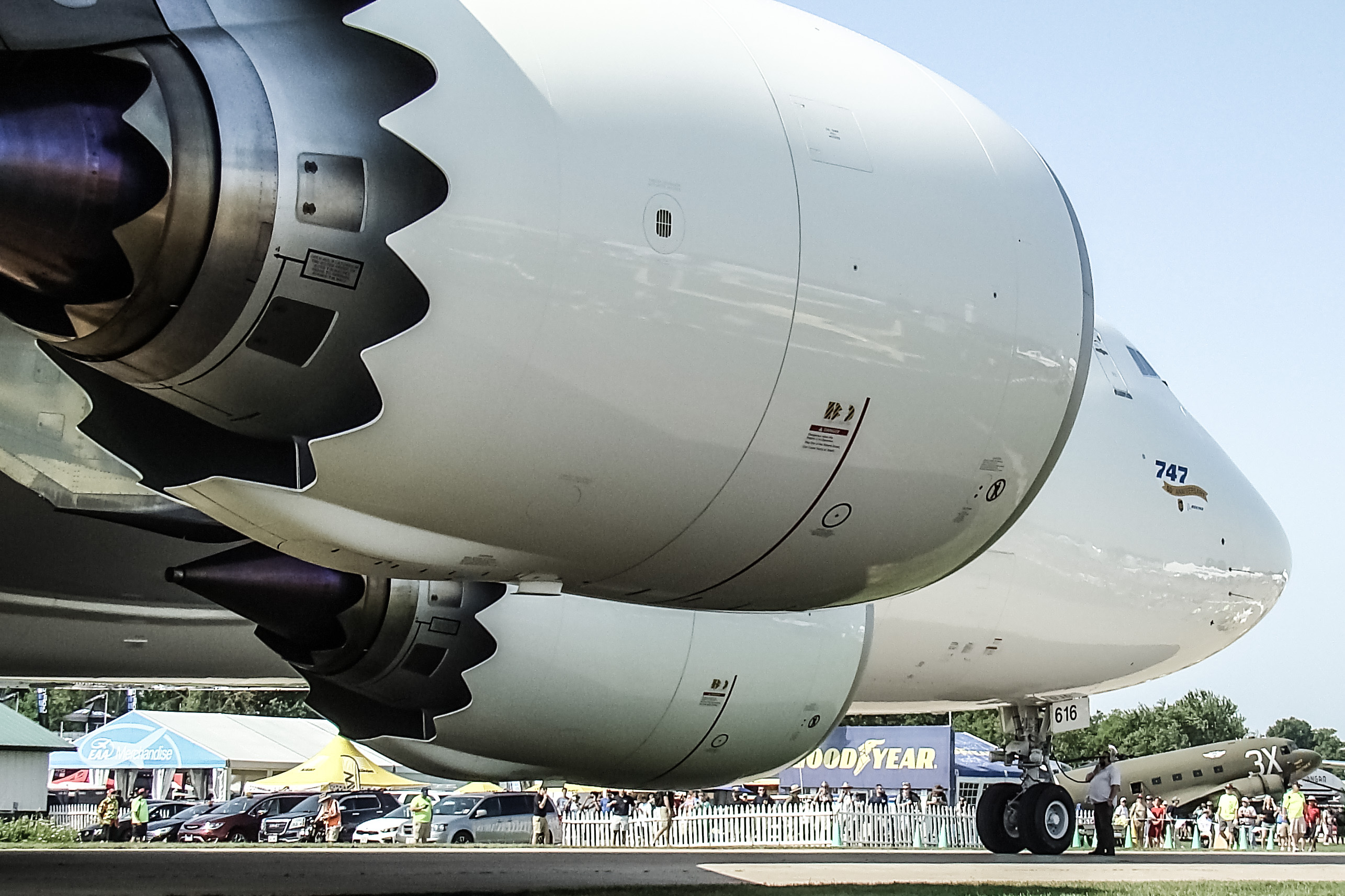 Full size: United Parcel Service Boeing 747-8F N616UP at Wittman Regional Airport