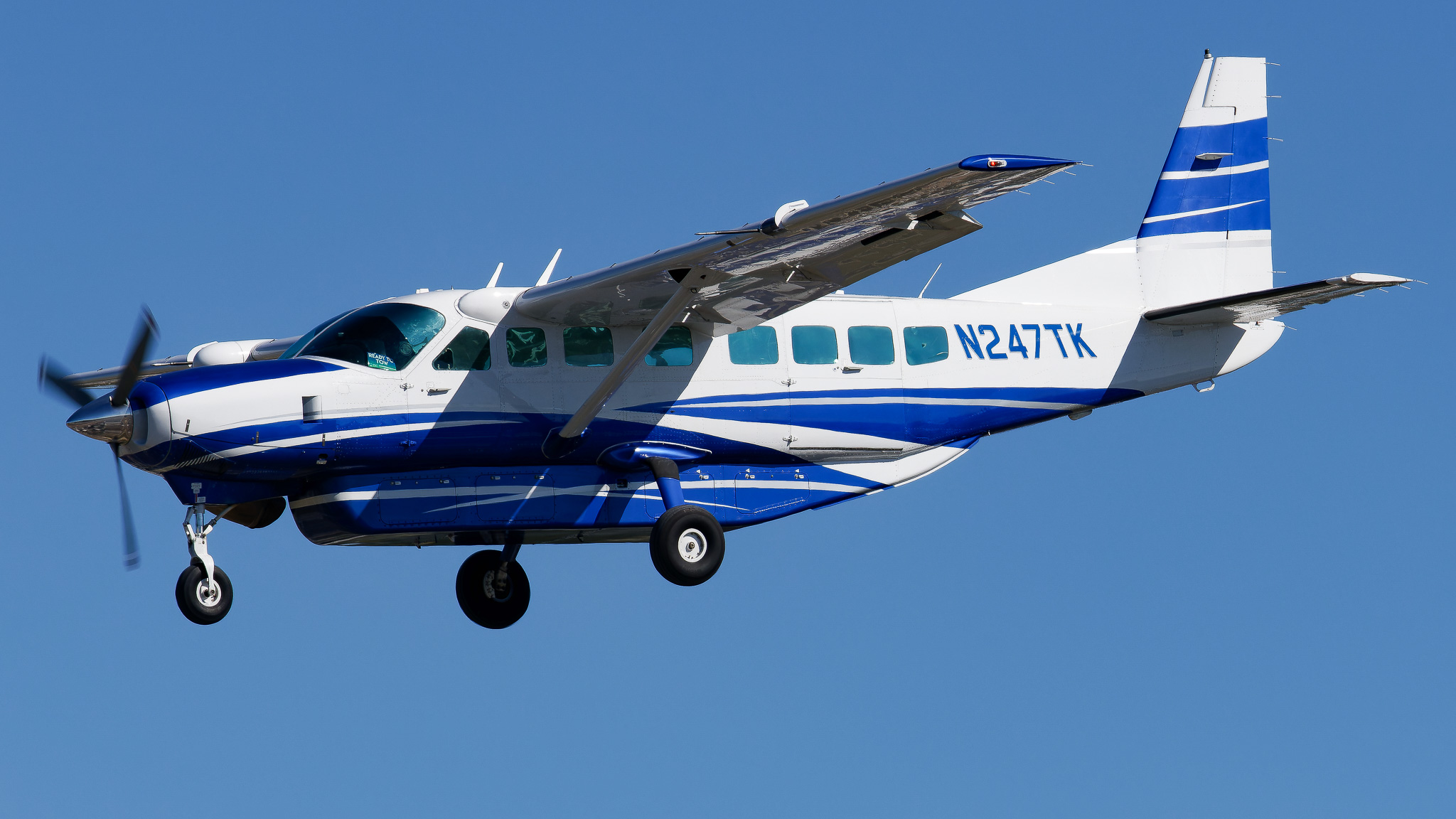 Full size: Private Cessna 208 Grand Caravan N247TK at St. Petersburg Clearwater International Airport