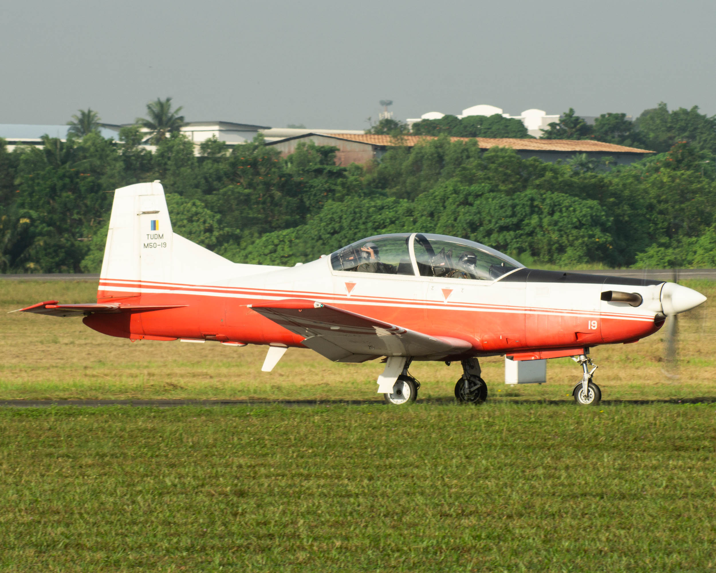 Full size: Royal Malaysian Air Force Pilatus PC-7 M50-19 at Kuala Lumpur Subang Airport