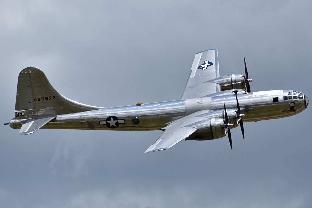 Full size: USAF - United States Air Force Boeing B-29 SuperFortress 46-9972 at Topeka Regional Airport