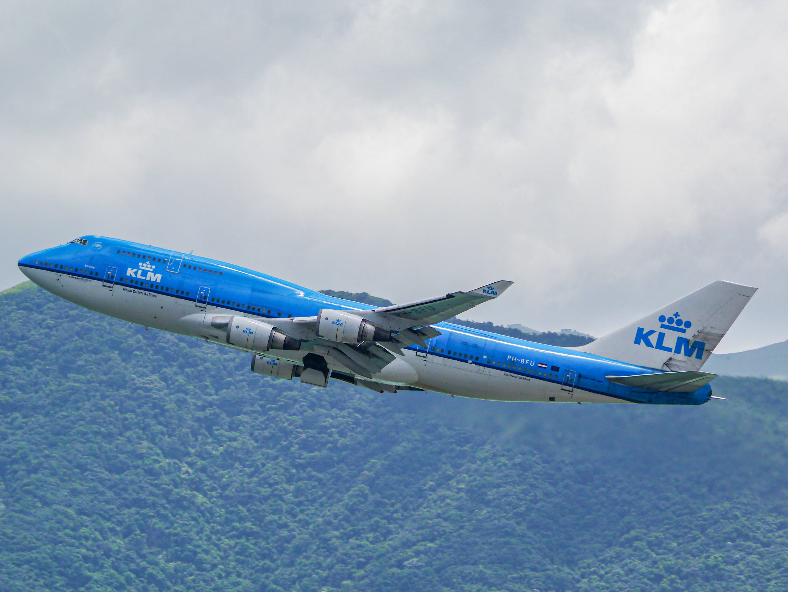 PH-BFU | KLM Boeing 747-400(M) at HKG | AeroXplorer