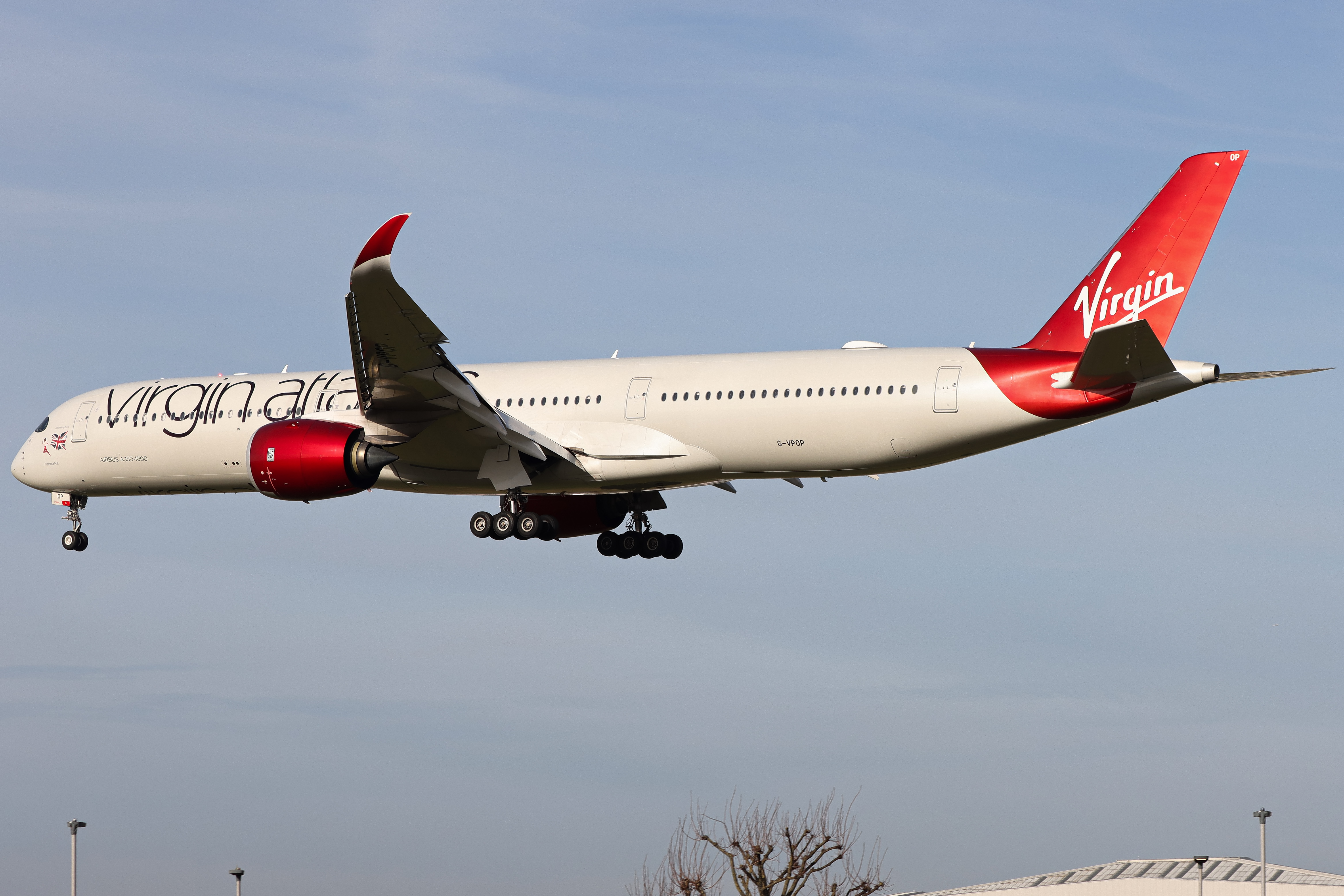 Full size: Virgin Atlantic  Airbus A350-1000 G-VPOP at London Heathrow International Airport
