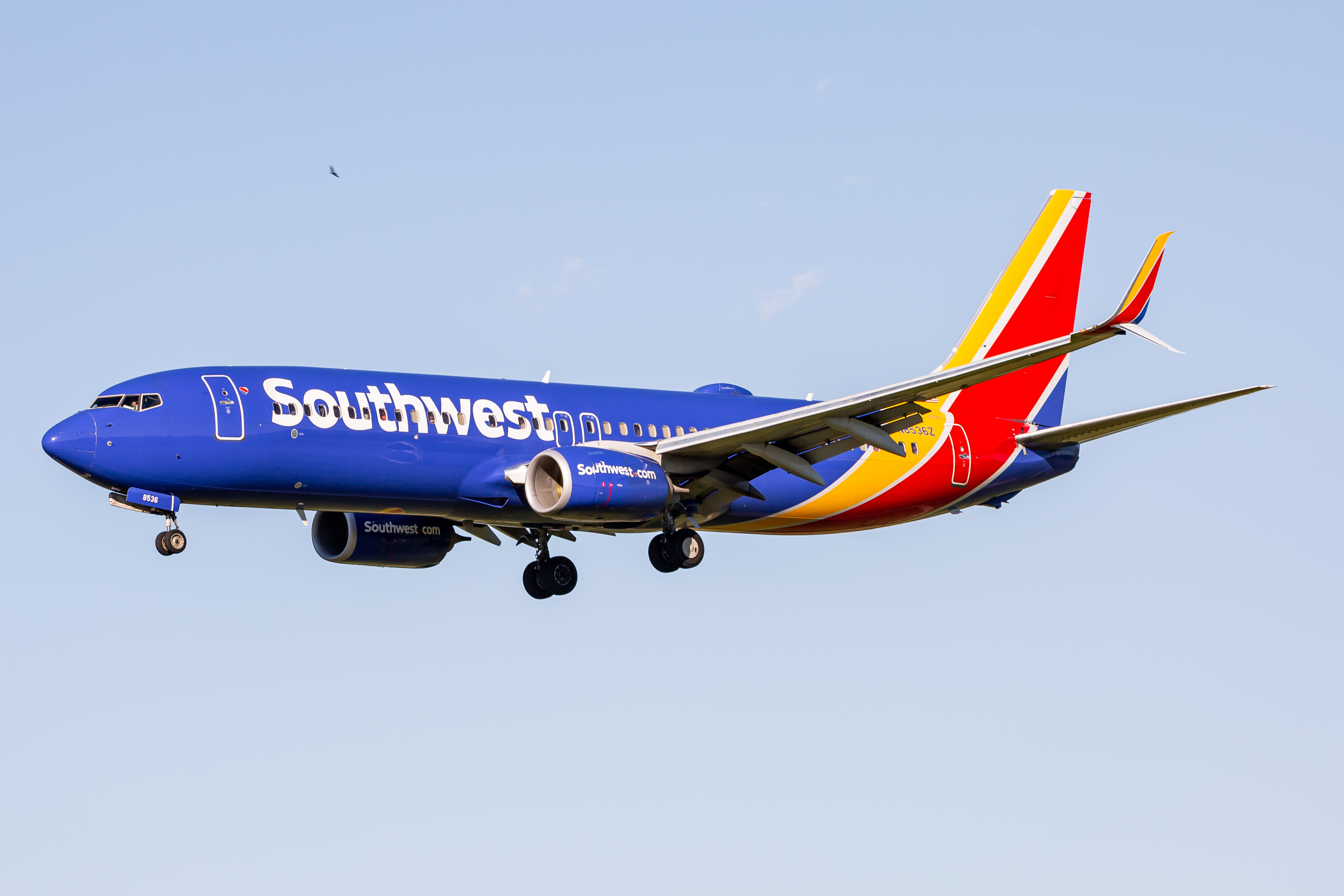 Full size: Southwest Airlines Boeing 737-800 N8536Z at Baltimore/Washington International Thurgood Marshall Airport