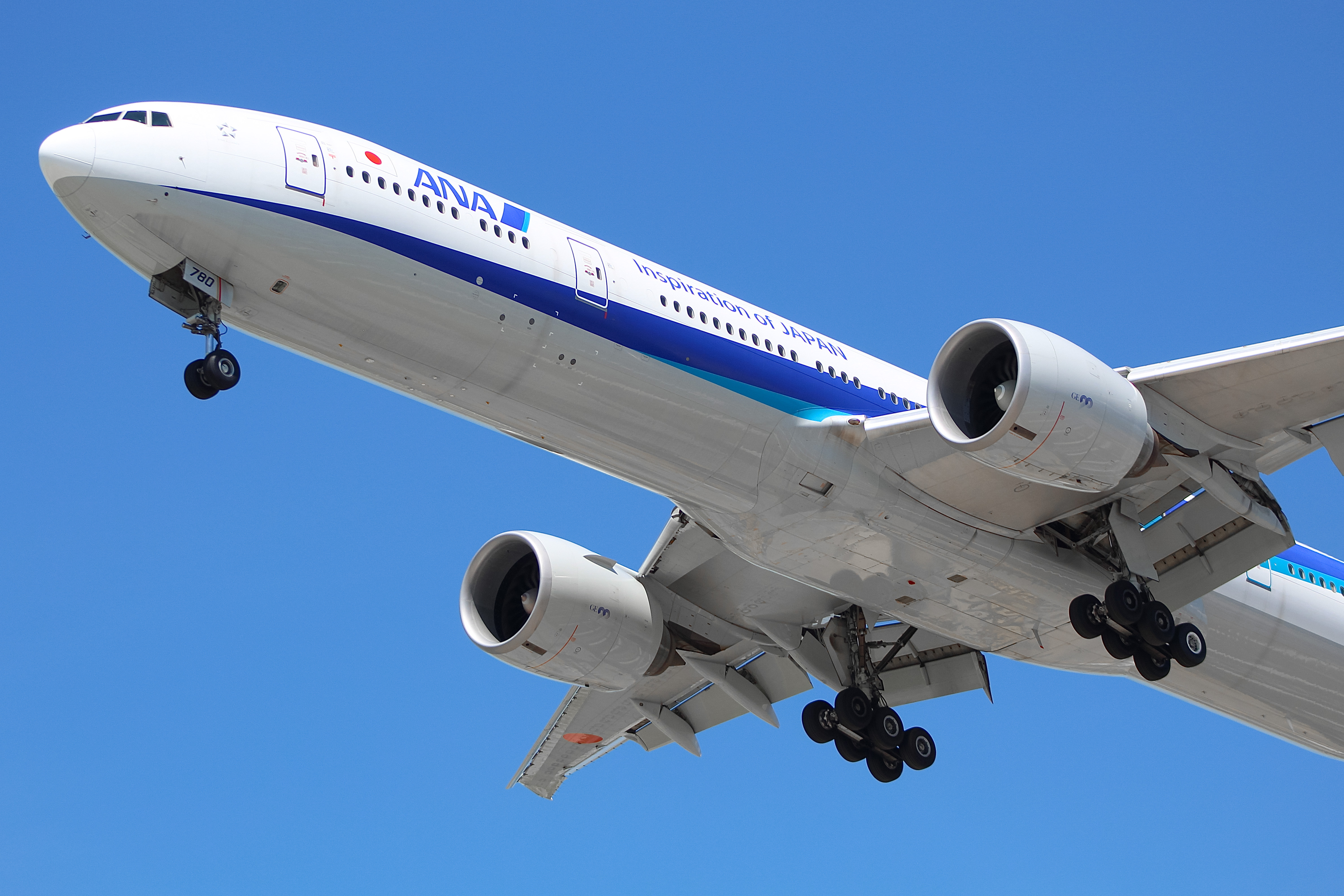 Full size: All Nippon Airways Boeing 777-300ER JA780A at Chicago O'Hare International Airport