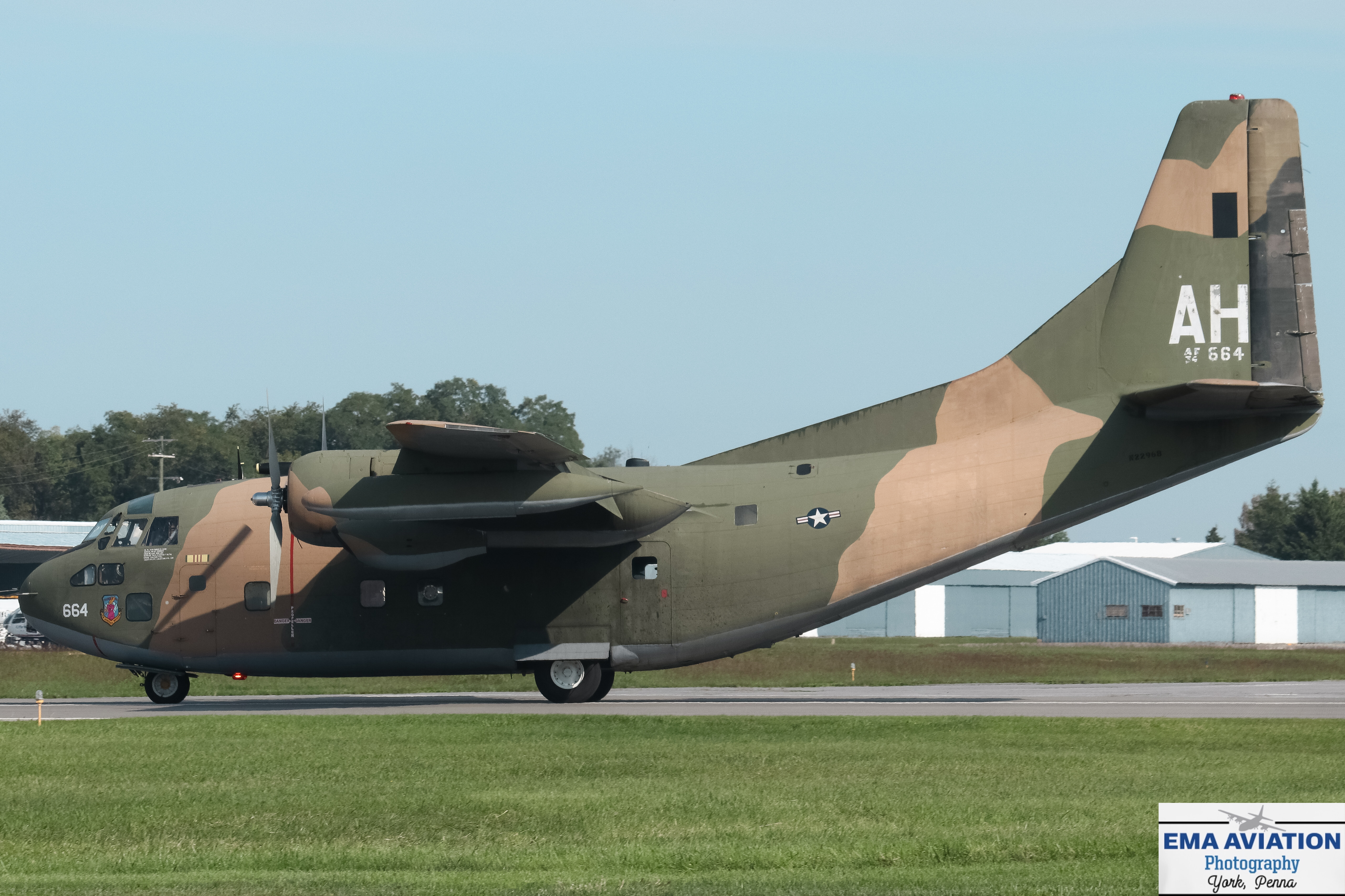 Full size: PRIVATE Fairchild C-123 Provider N2296B at Hagerstown Regional Airport-Richard A Henson Field