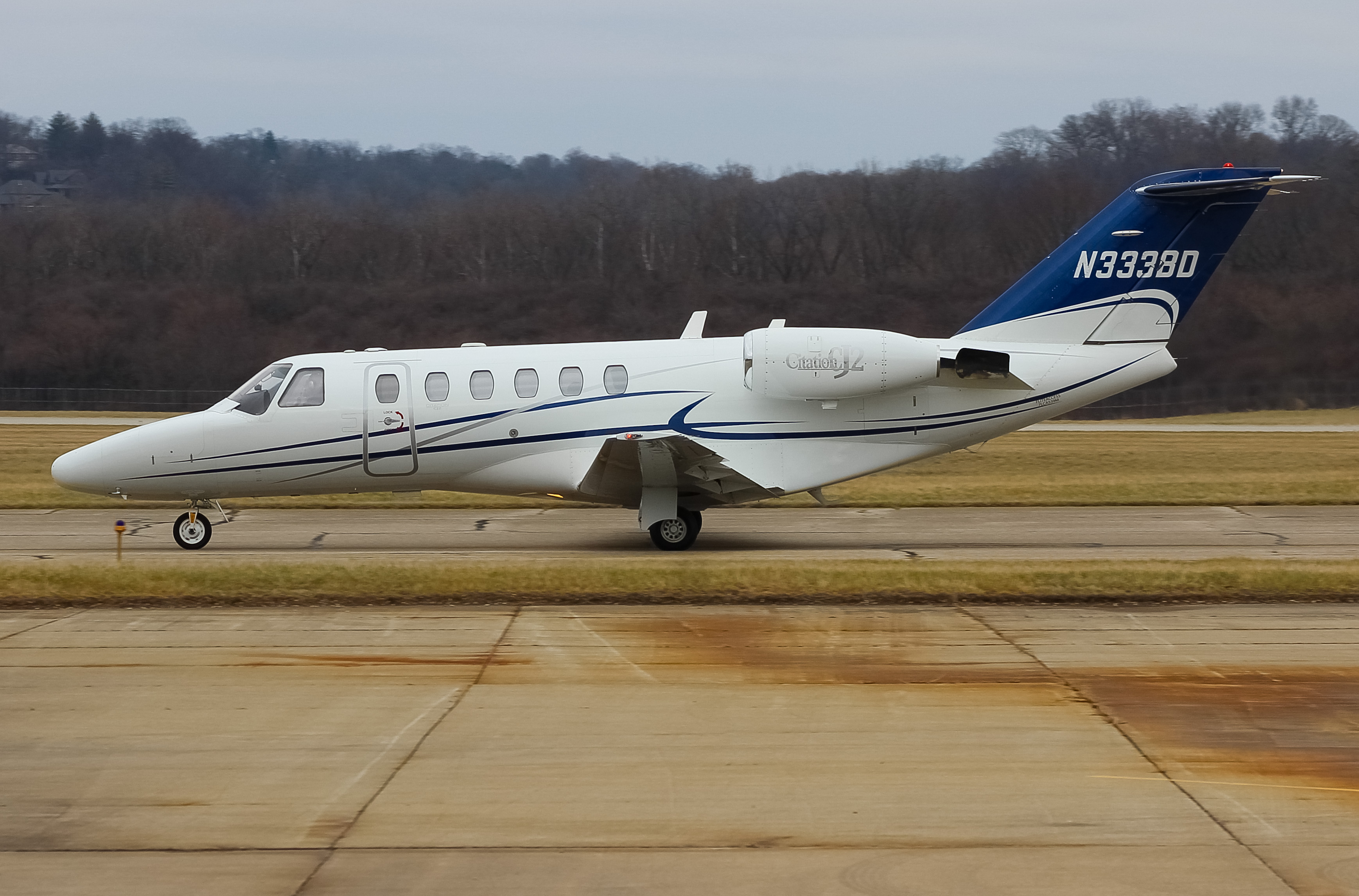 Full size: PRIVATE  Cessna Citation CJ2 N333BD at Cincinnati Municipal Airport/Lunken Field