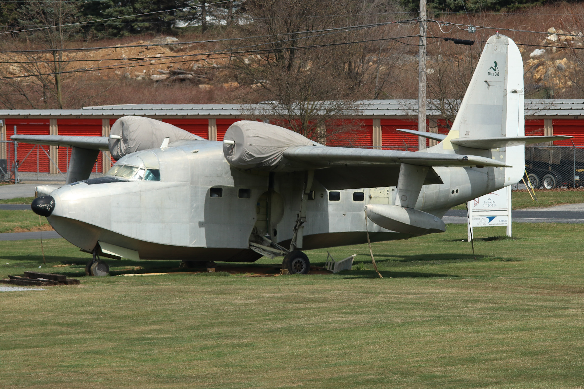 Full size: PRIVATE Grumman SA-16A Albatross  N99HU at Carlisle Airport