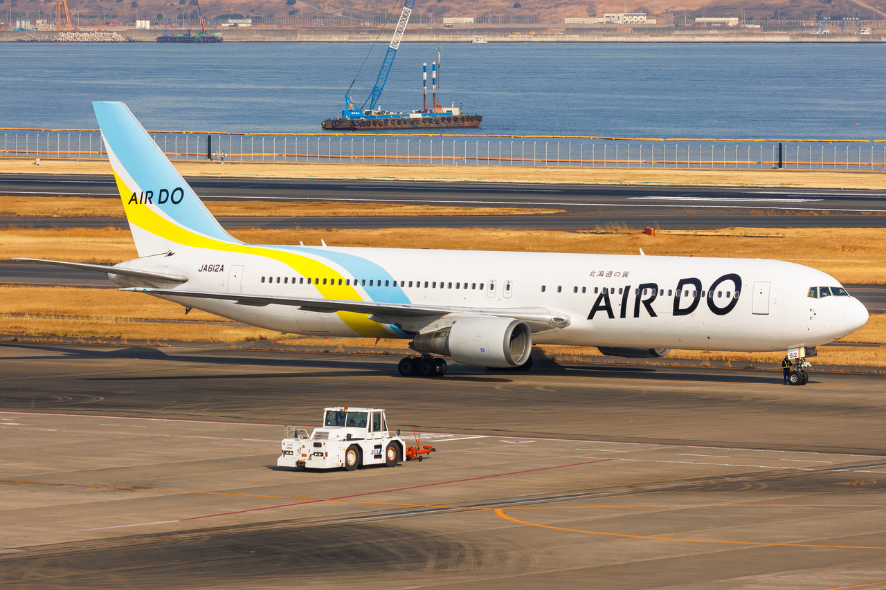 Full size: Air Do Boeing 767-300ER JA612A at Tokyo-Haneda Airport