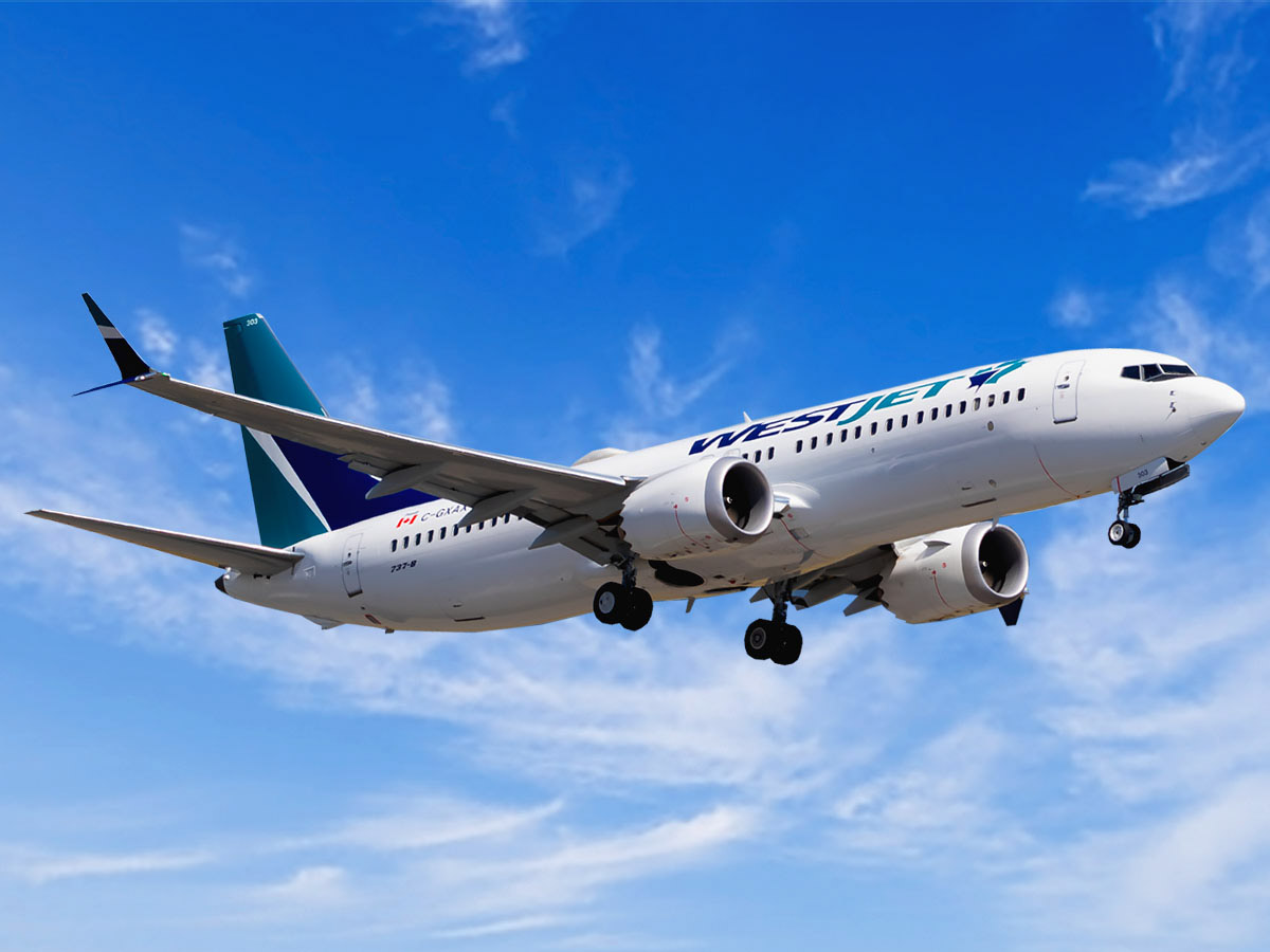 Full size: WestJet Boeing 737 MAX 8 C-GXAA at Montego Bay Sangster International Airport