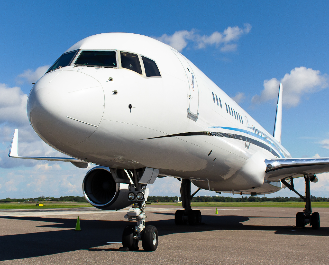 Full size: Private  Boeing 757-200 N801DM  at St. Petersburg Clearwater International Airport