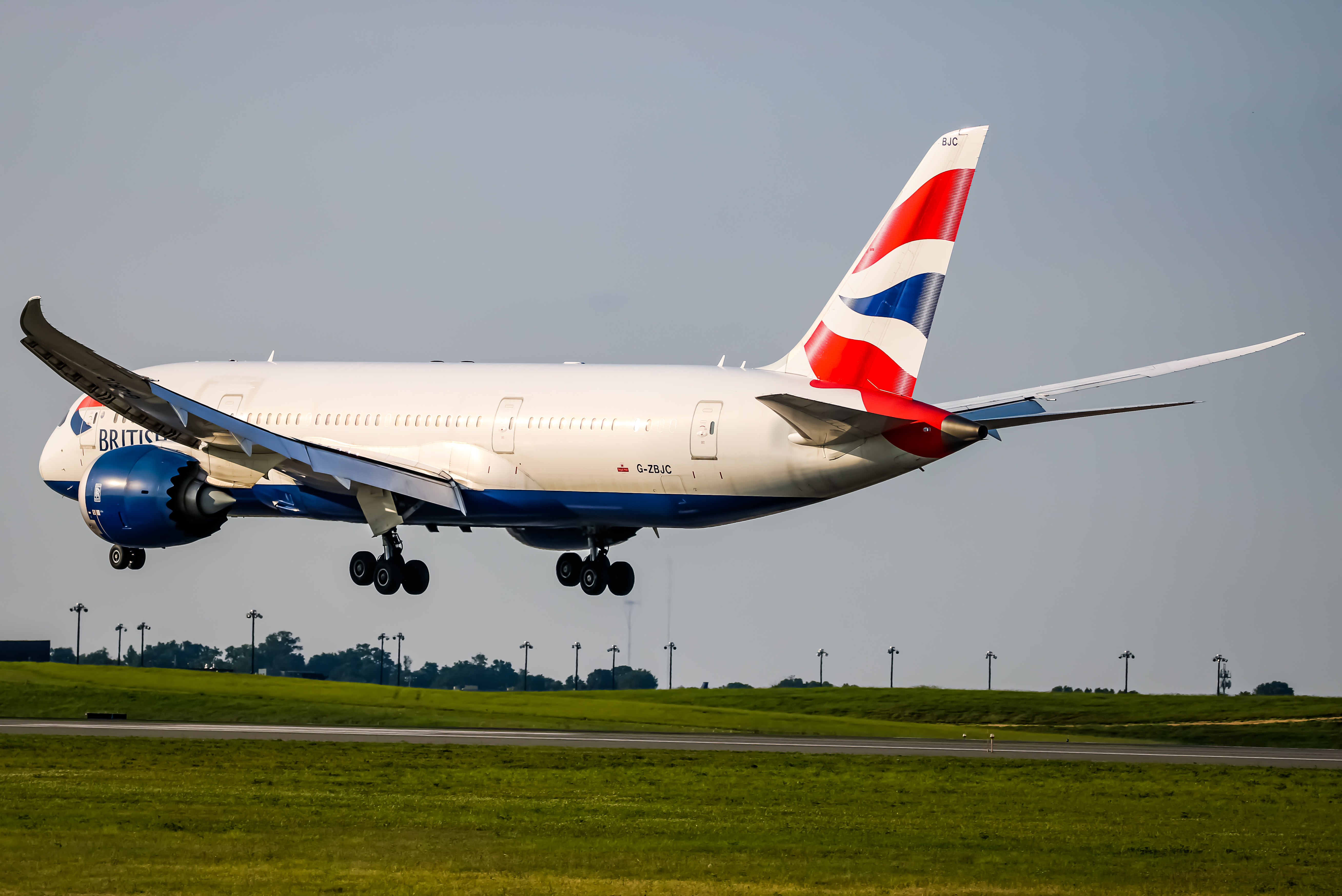 Full size: British Airways Boeing 787-8 G-ZBJC at Baltimore/Washington International Thurgood Marshall Airport
