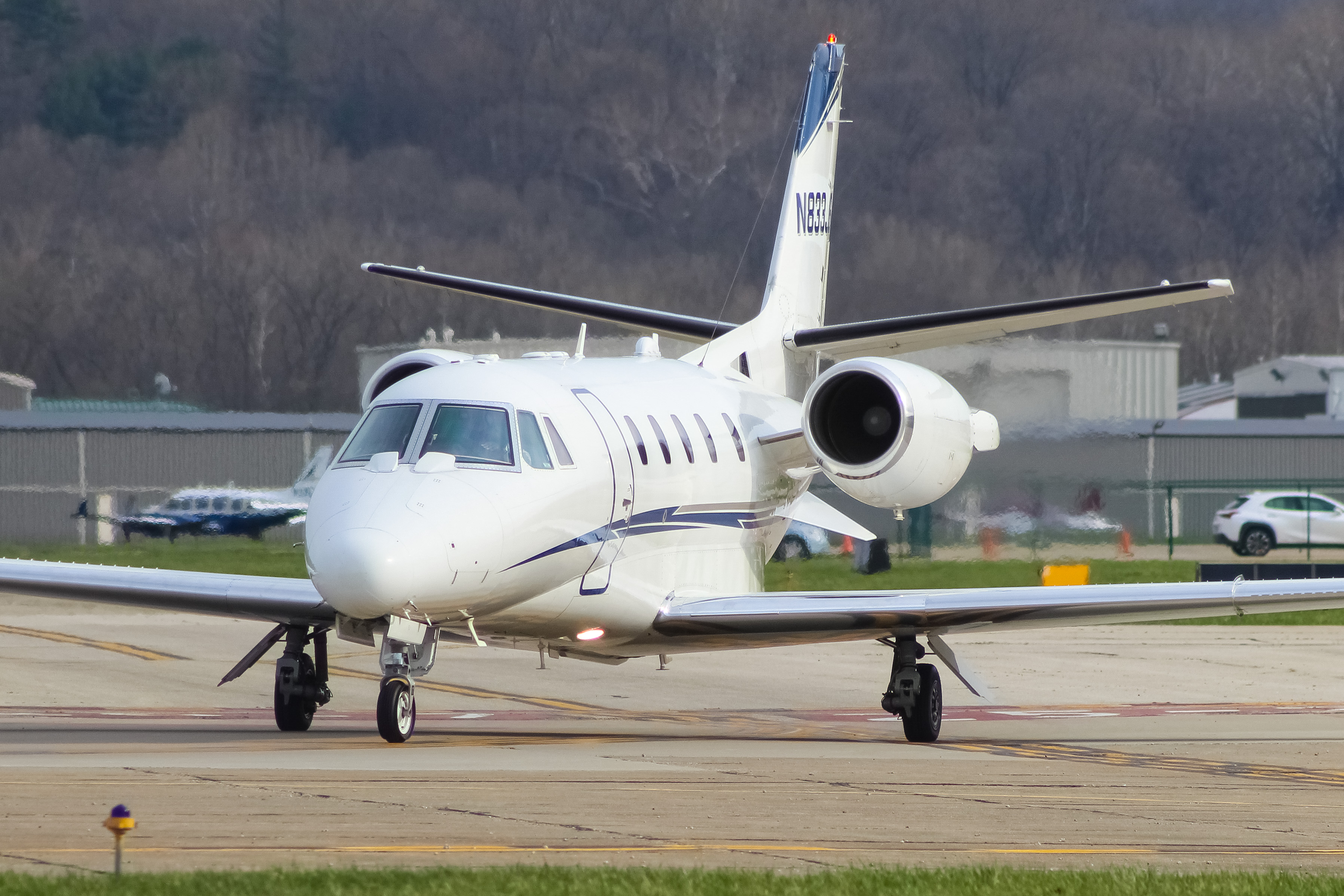 Full size: PRIVATE  Cessna Citation 560XL Excel N883JS at Cincinnati Municipal Airport/Lunken Field