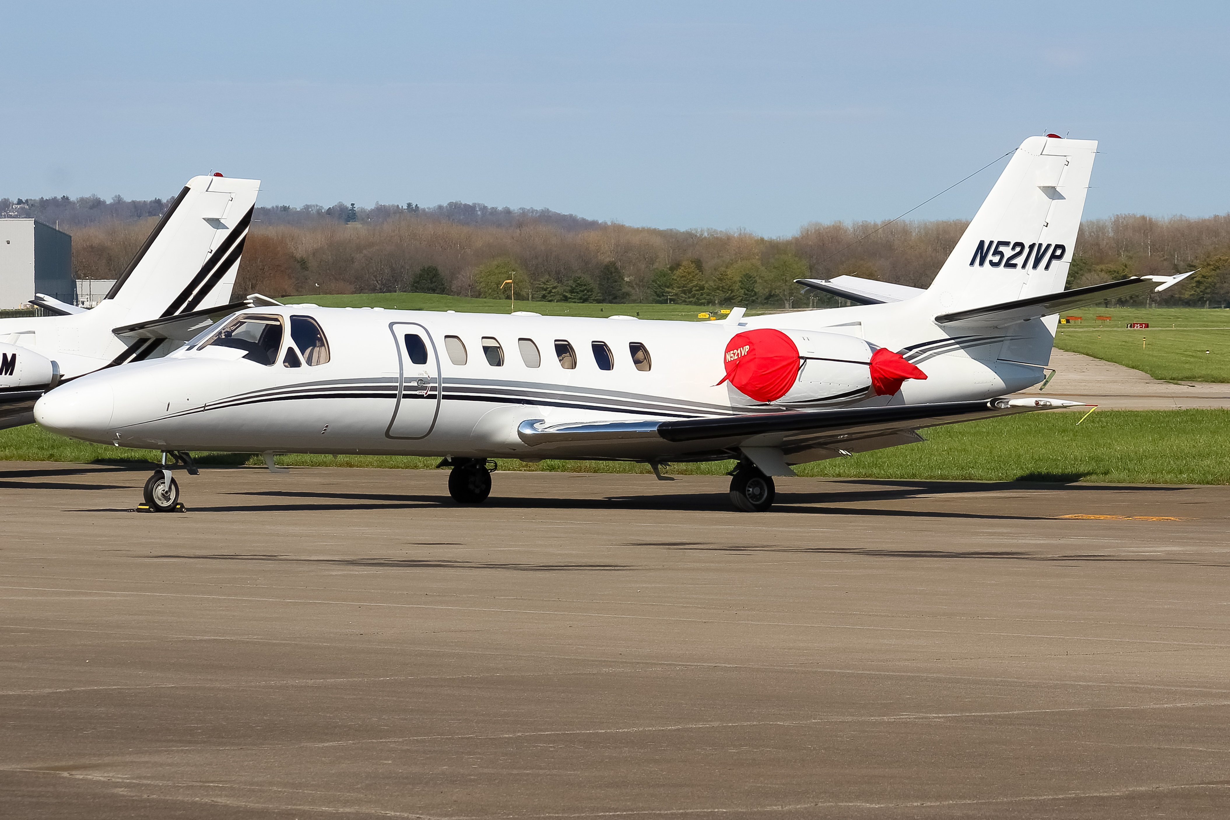 Full size: PRIVATE  Cessna Citation 560 Encore N521VP at Cincinnati Municipal Airport/Lunken Field