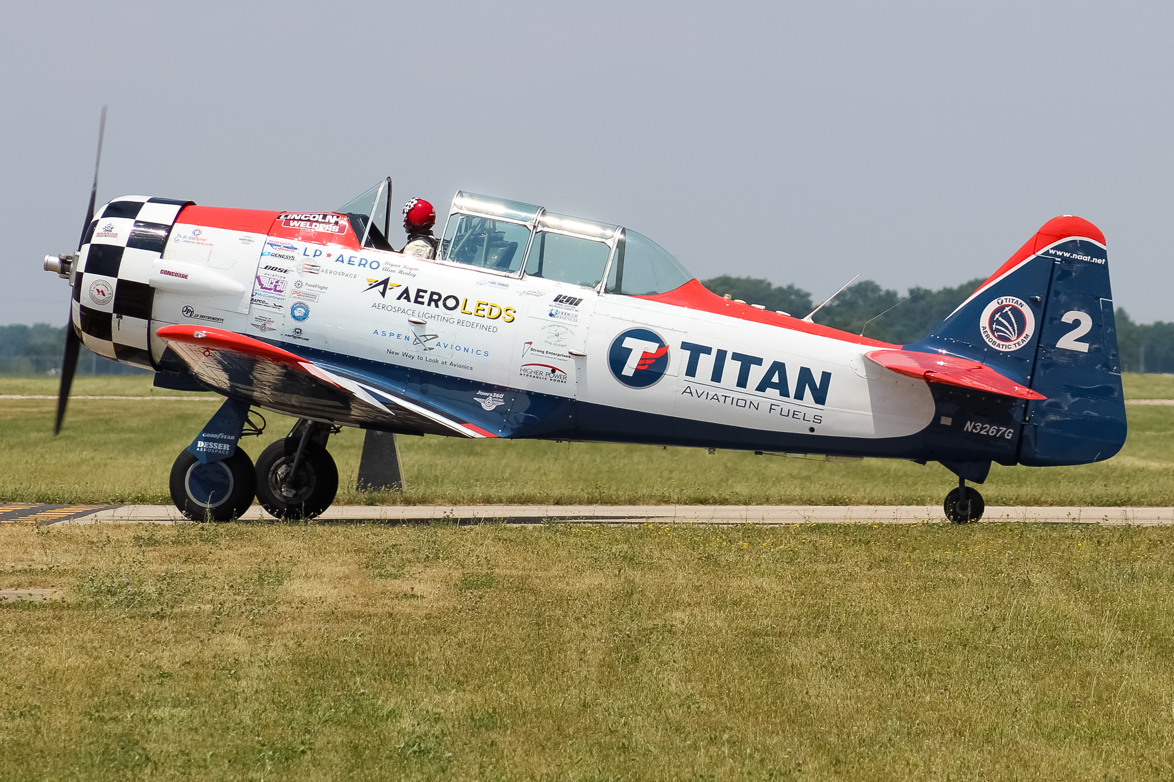 Full size: PRIVATE North American T-6 Texan N3267G at James M Cox Dayton International Airport