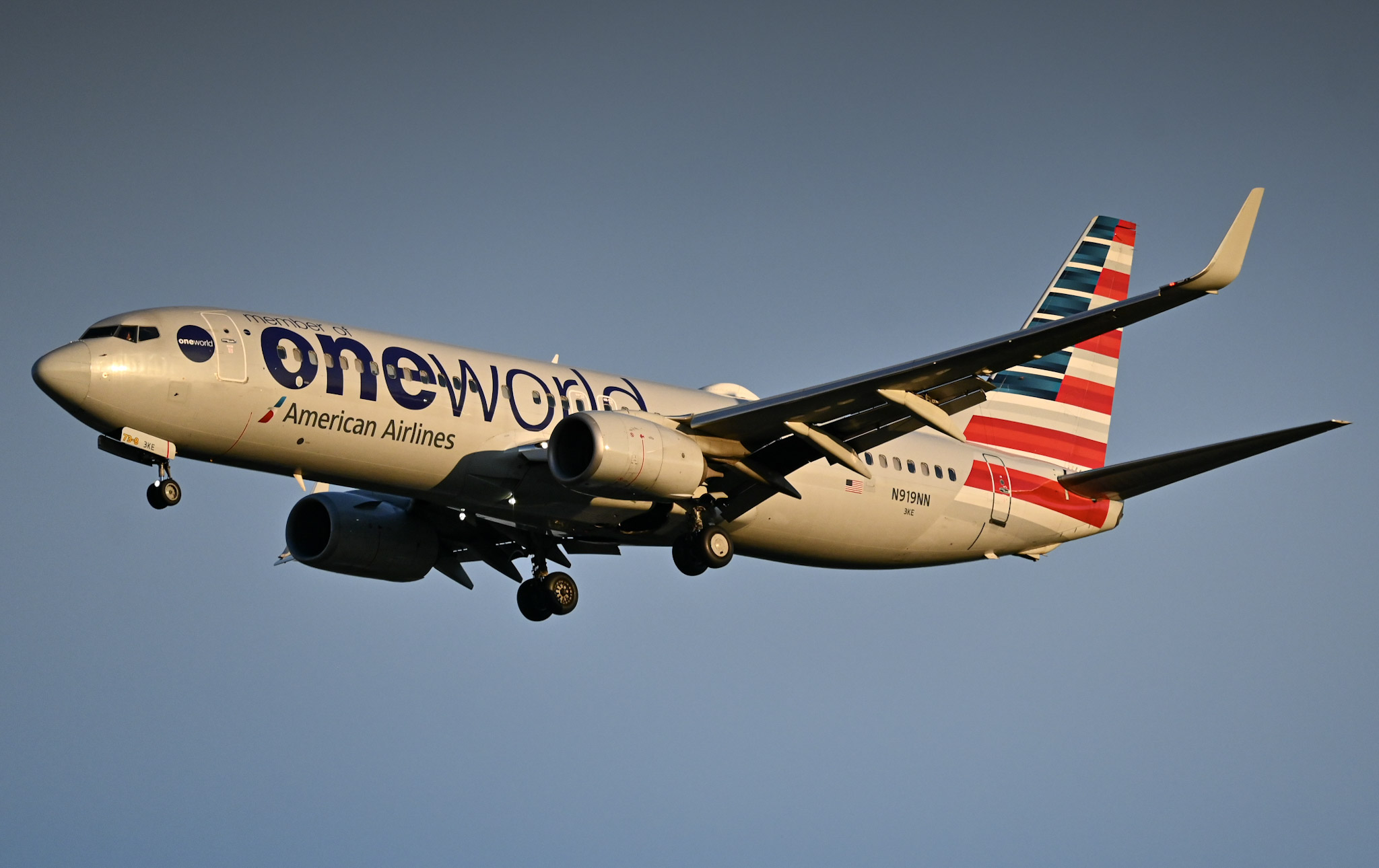 Full size: American Airlines Boeing 737-800 N919NN at Orlando International Airport