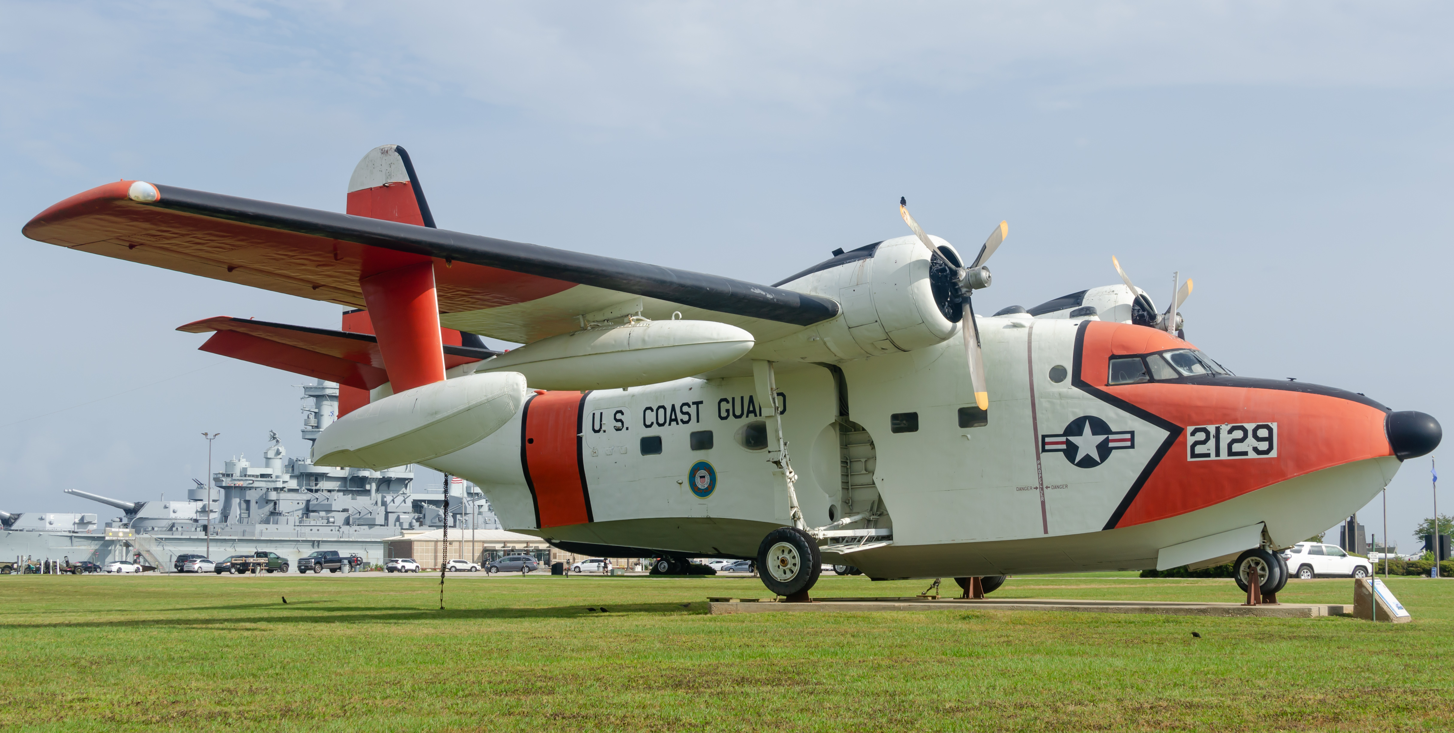 Full size: USCG - United States Coast Guard Grumman HU-16E Albatrosses  2129 at Not Applicable