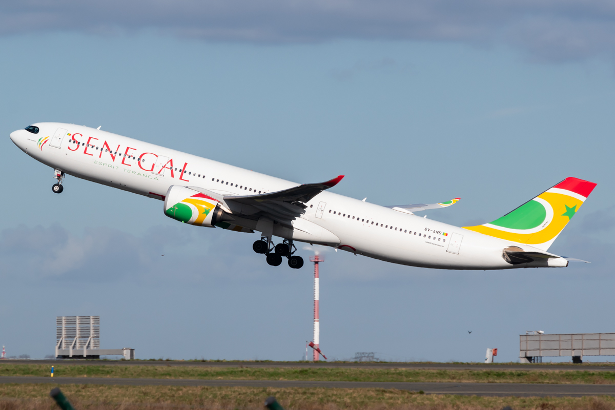 Full size: Air Senegal Airbus A330-900 6V-ANB at Paris Charles de Gaulle Airport