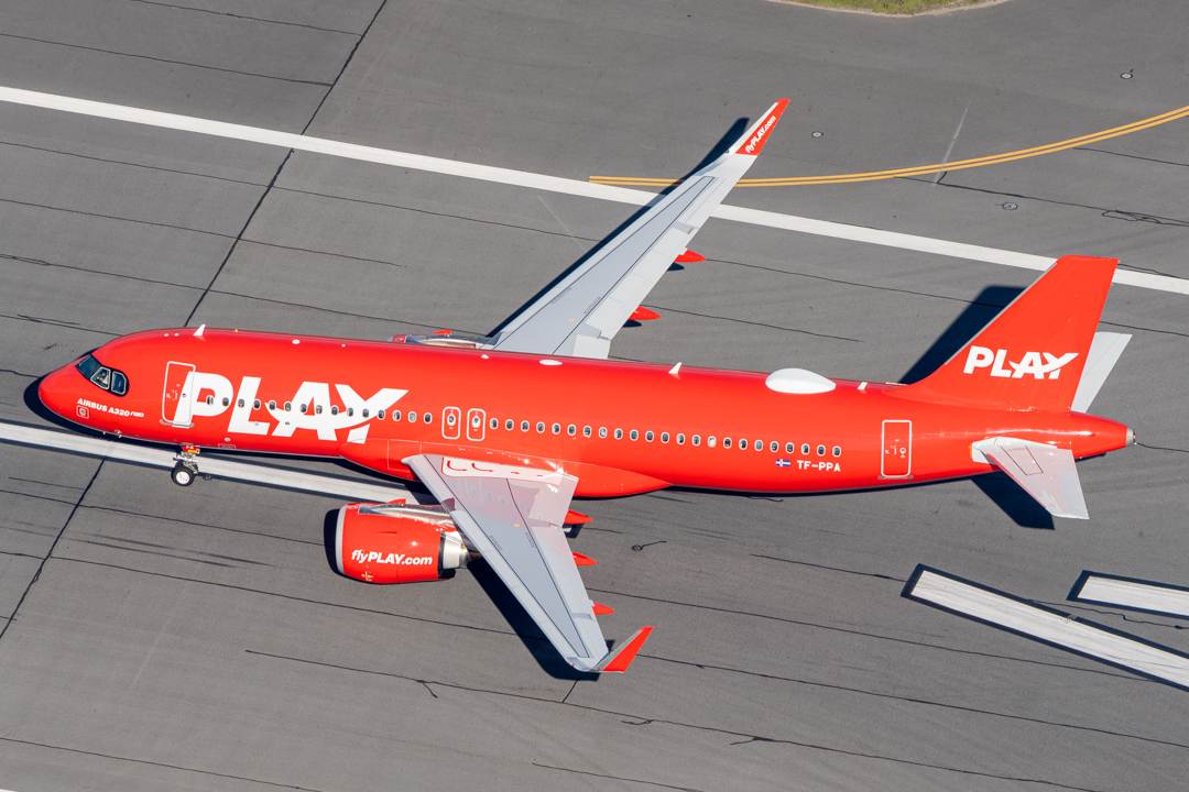 Full size: Play Airbus A320NEO TF-PPA at General Edward Lawrence Logan International Airport