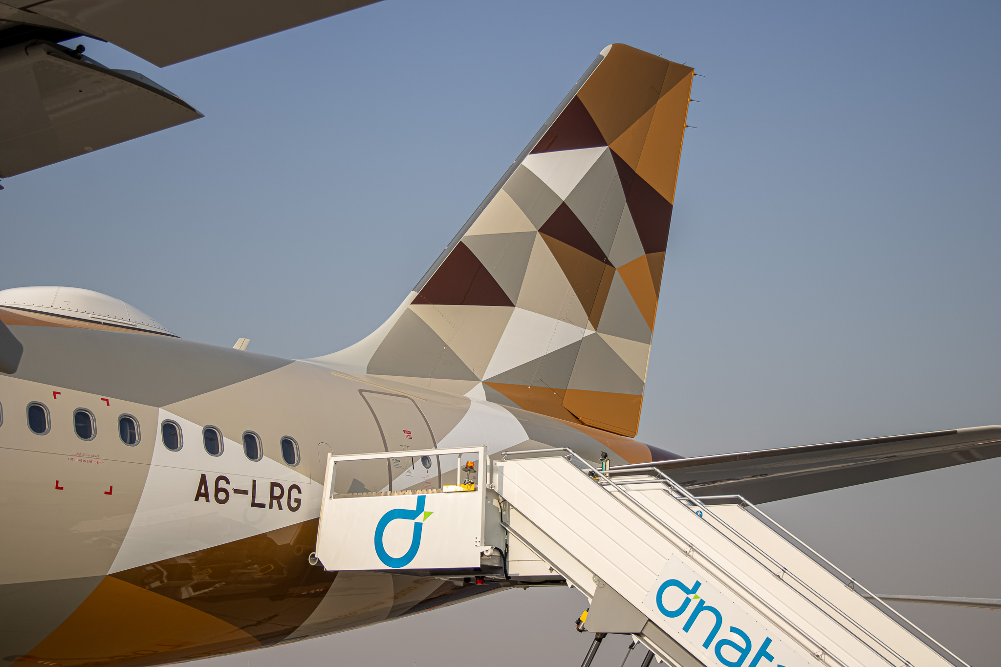 Full size: Etihad Airways Airbus A321NEO A6-LRG at Dubai World Central International Airport