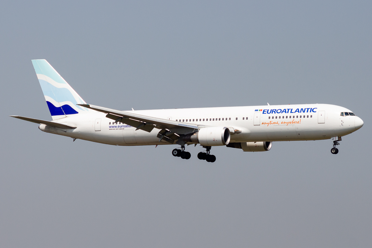 Full size: Euroatlantic Airways Boeing 767-300ER CS-TKR at London Heathrow International Airport