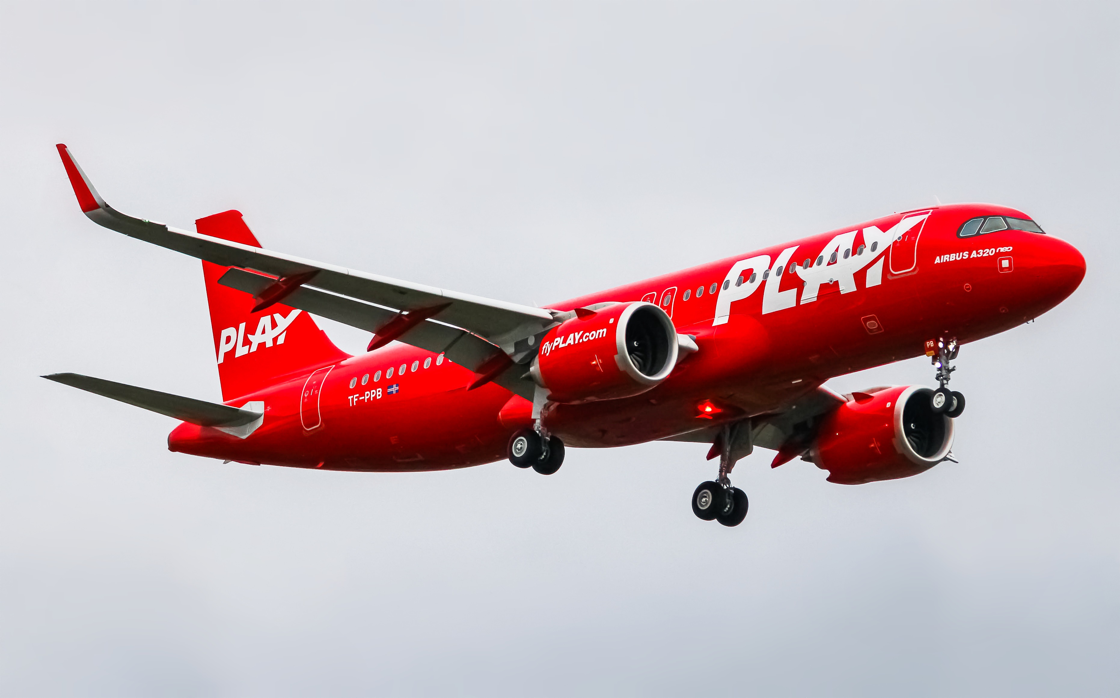 Full size: Play Airbus A320NEO TF-PPB at Baltimore/Washington International Thurgood Marshall Airport