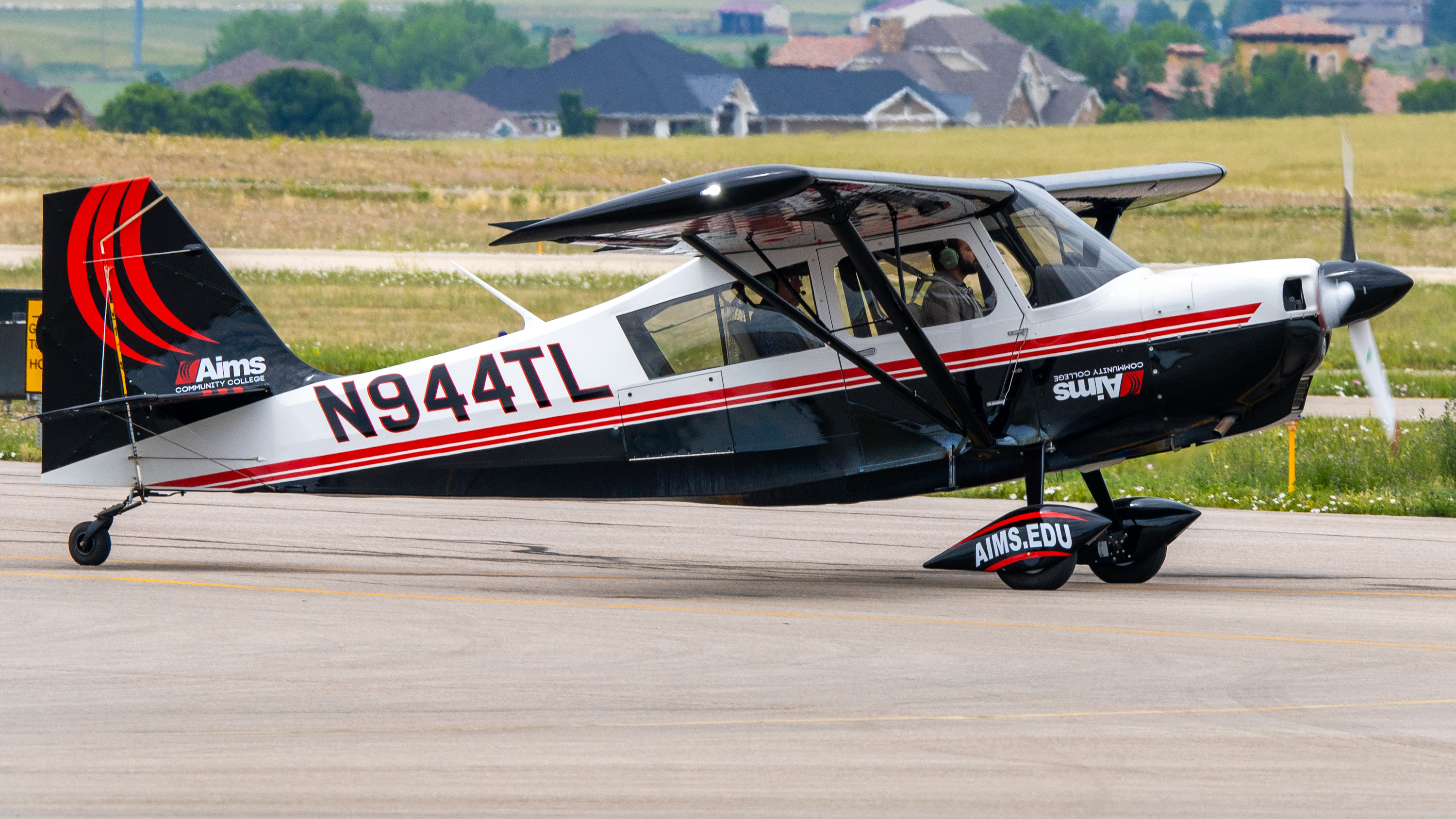 Full size: Aims Community College American Champion  N944TL at Northern Colorado Regional Airport