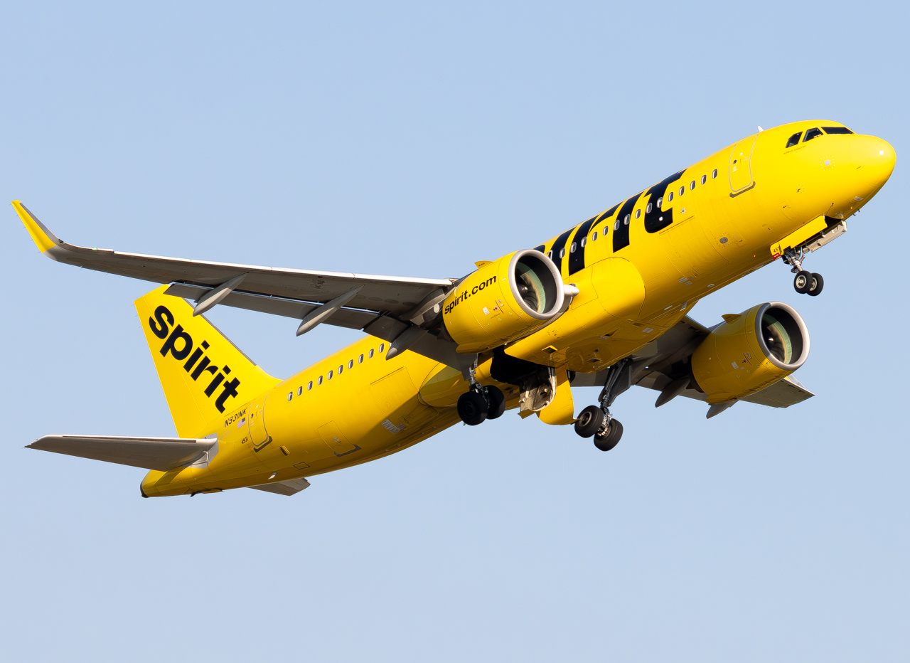 Full size: Spirit Airlines Airbus A320NEO N931NK at Latrobe Arnold Palmer Regional Airport