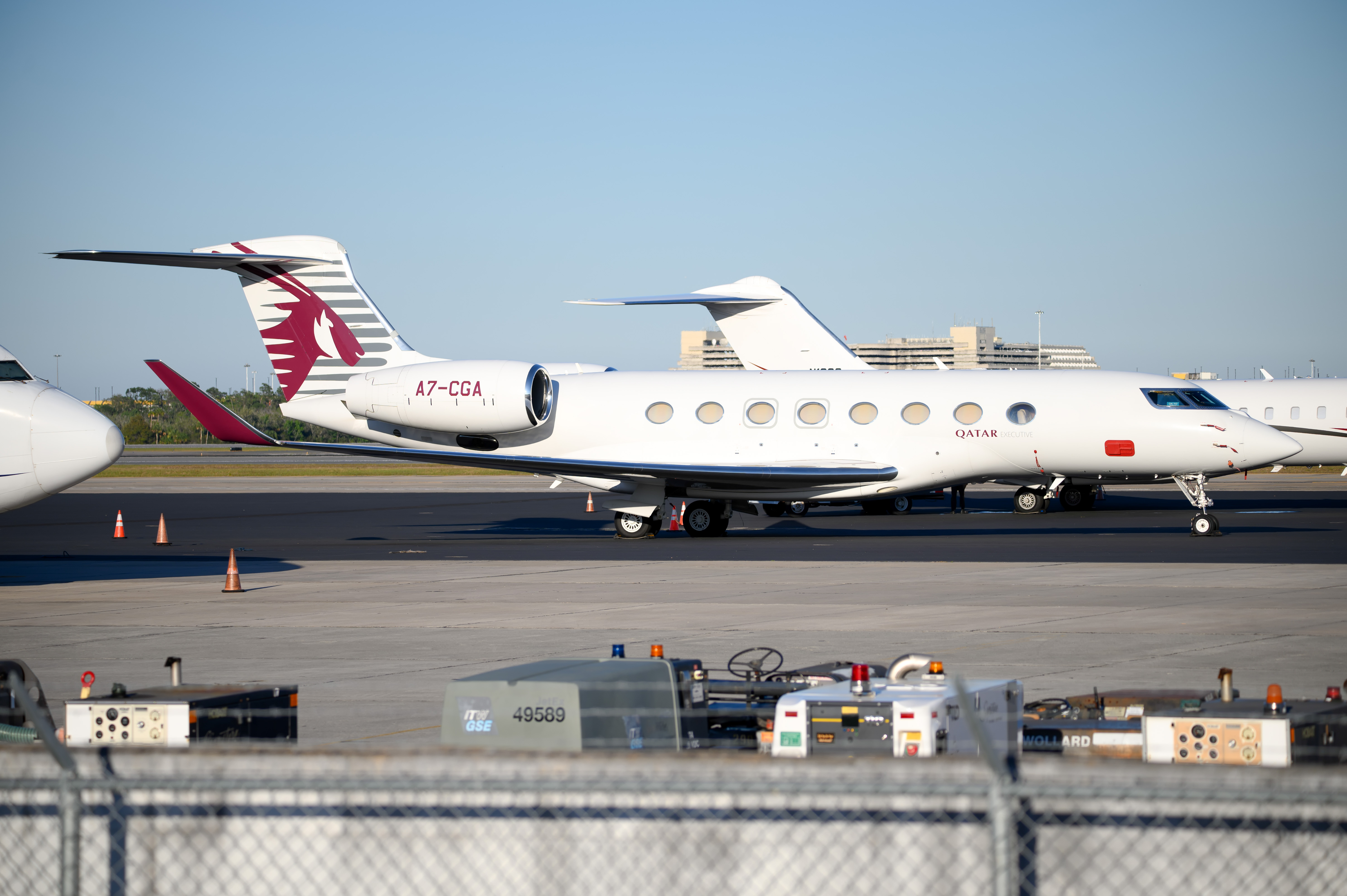 Full size: Qatar Executive Gulfstream G650 A7-CGA at Orlando International Airport