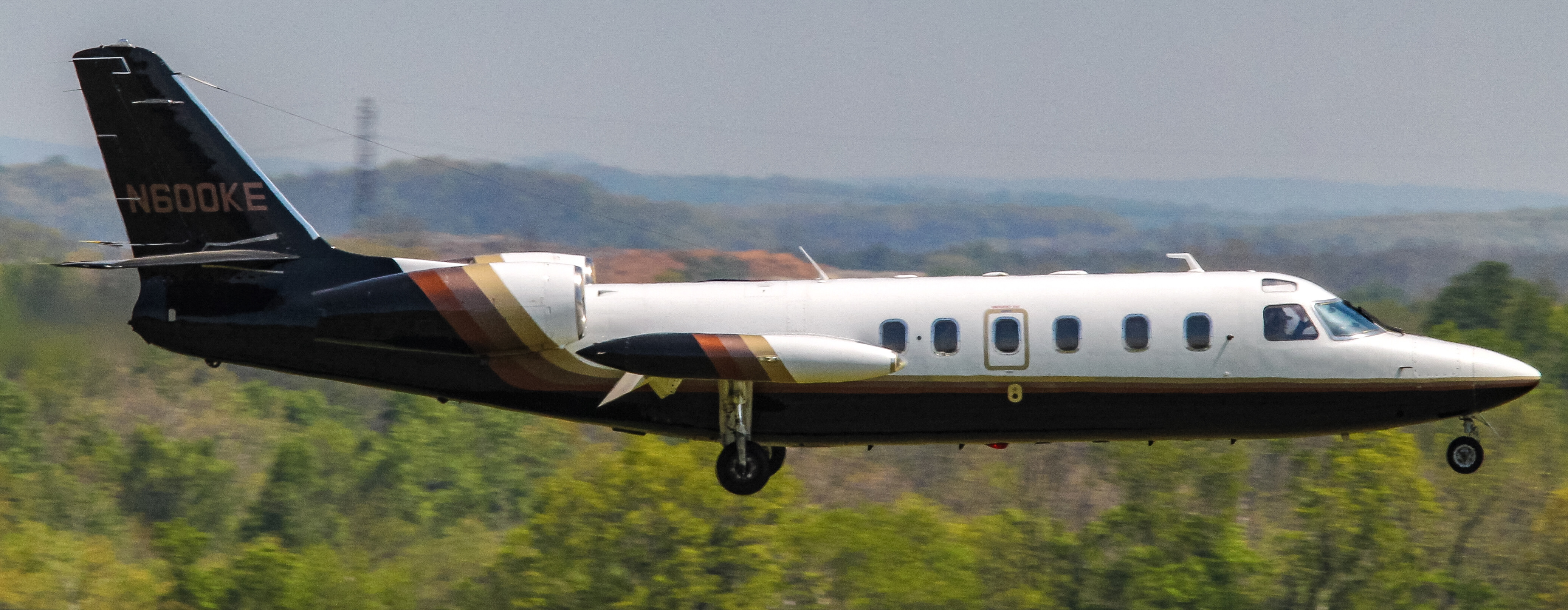 Full size: PRIVATE IAI Westwind 1124 N600KE at Reading Regional Airport/Carl A Spaatz Field