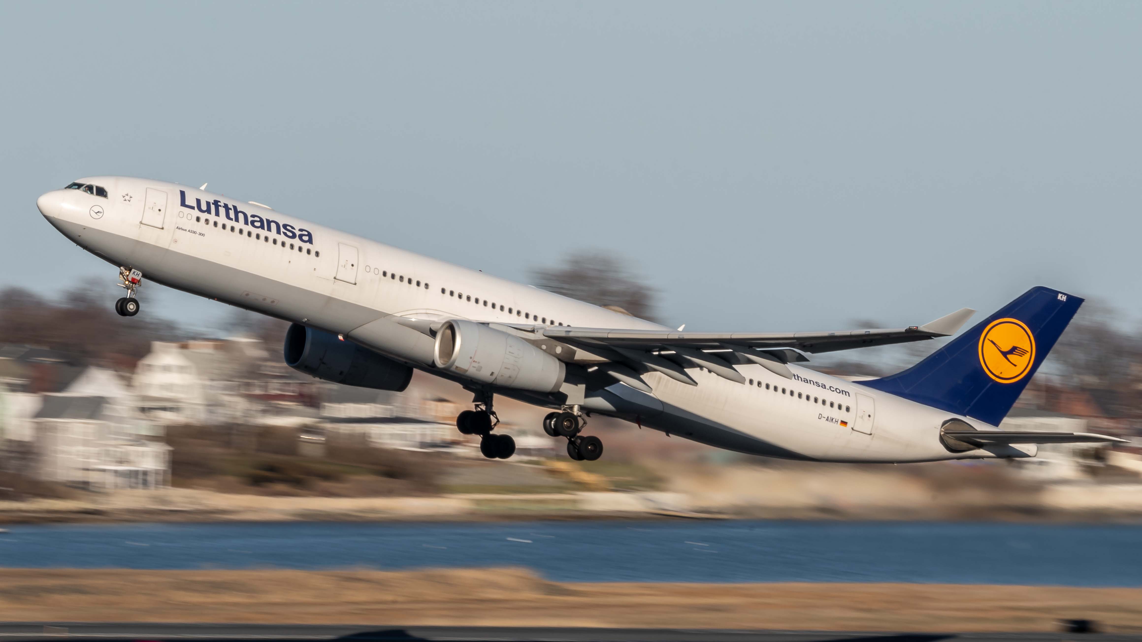 Full size: Lufthansa Airbus A330-300 D-AIKH at General Edward Lawrence Logan International Airport