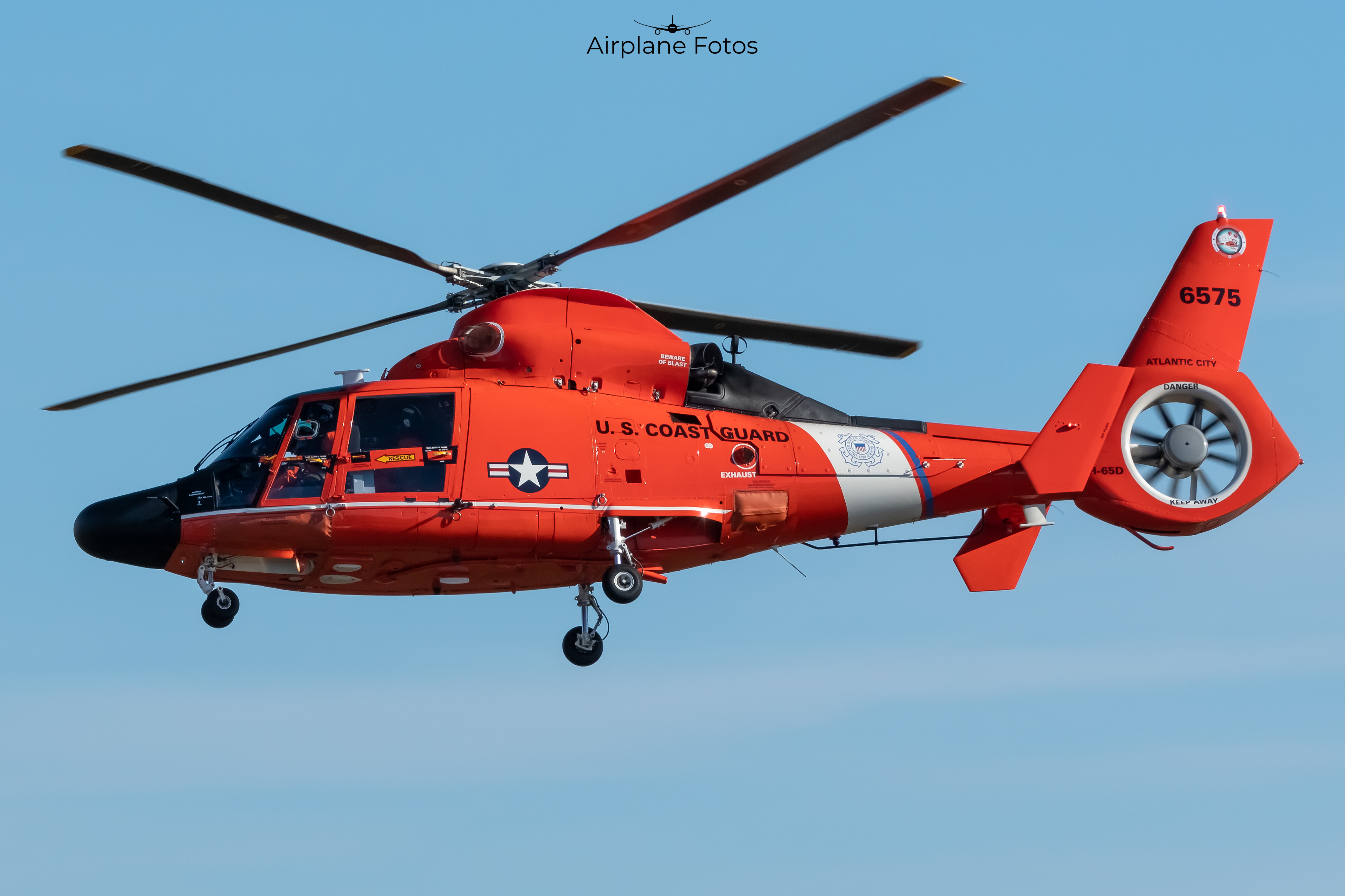 Full size: USCG Eurocopter MH-65M 6575 at Atlantic City International Airport