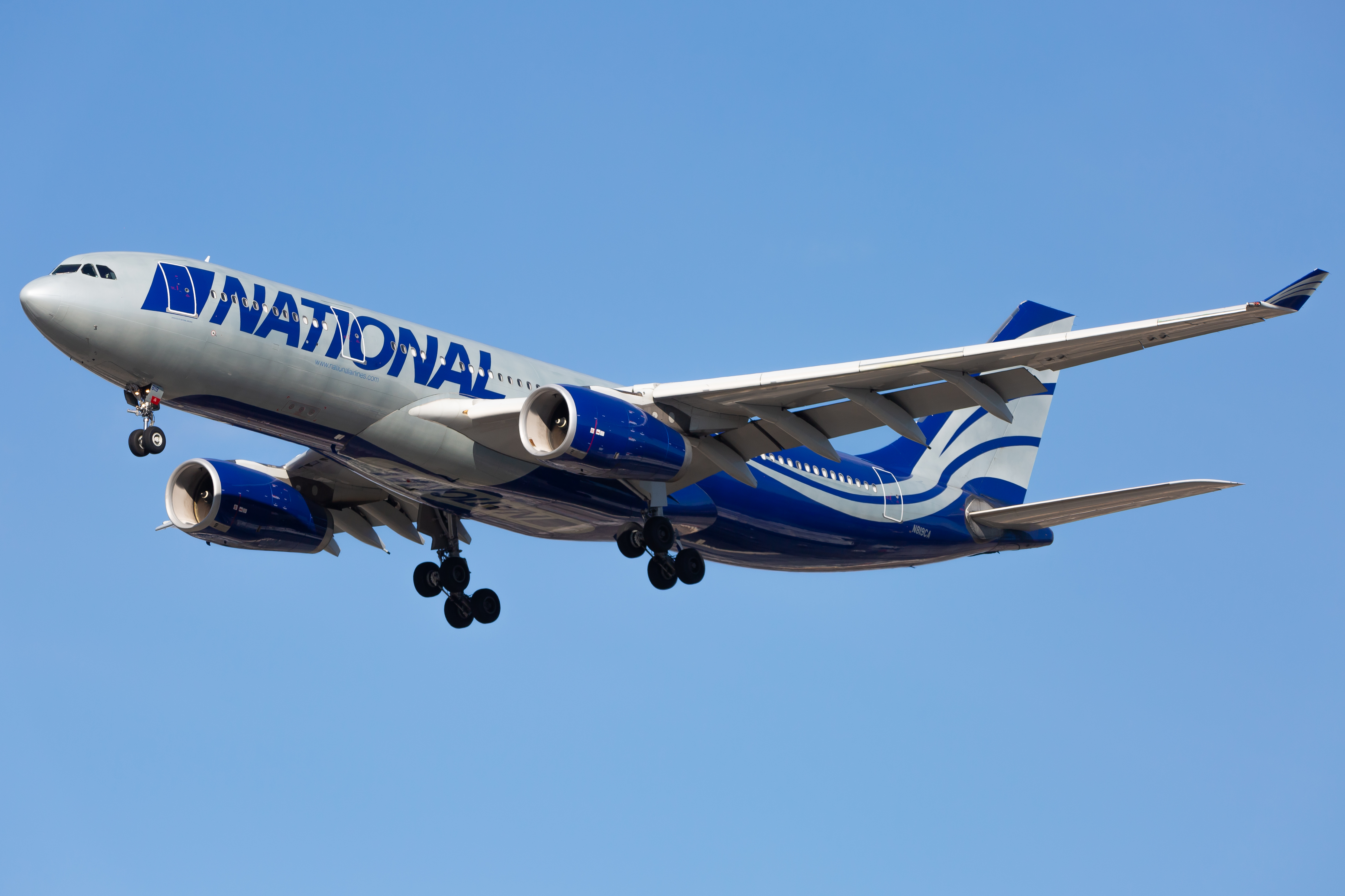 Full size: National Airlines Airbus A330-200 N819CA at Baltimore/Washington International Thurgood Marshall Airport