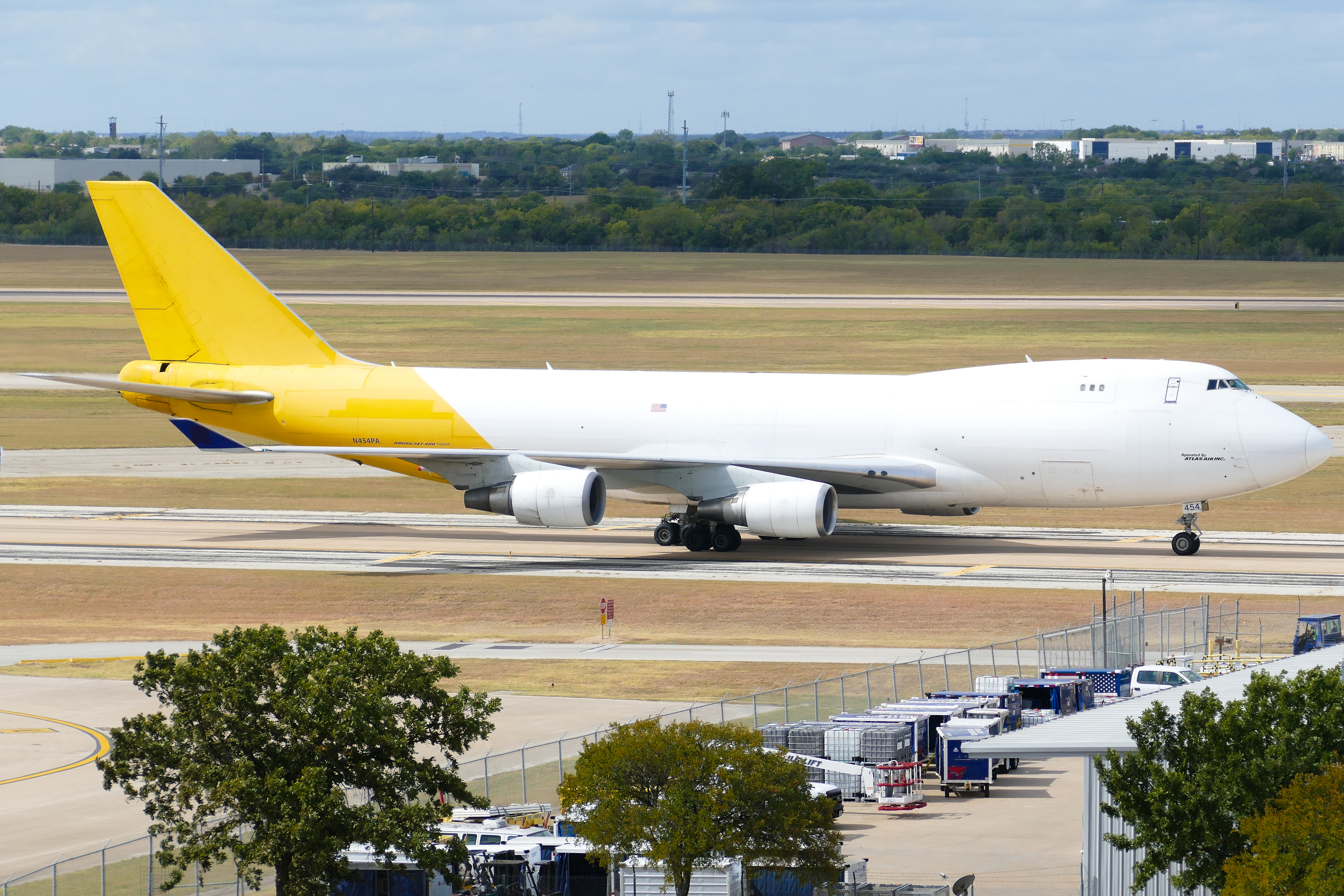 Full size: Polar Air Boeing 747-400F N454PA  at Austin-Bergstrom International Airport