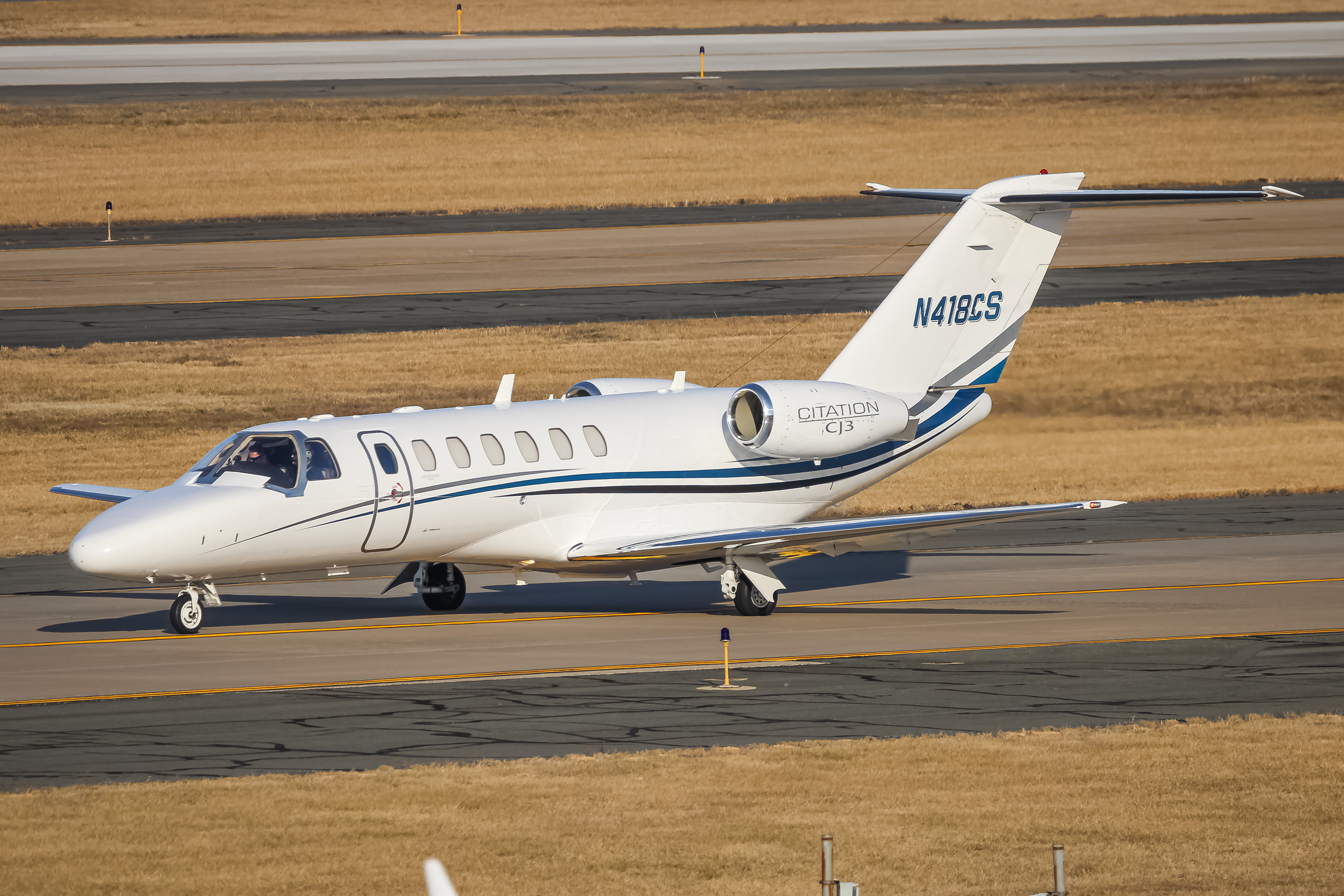Full size: PRIVATE Cessna Citation CJ3 N418CS at Washington Dulles International Airport