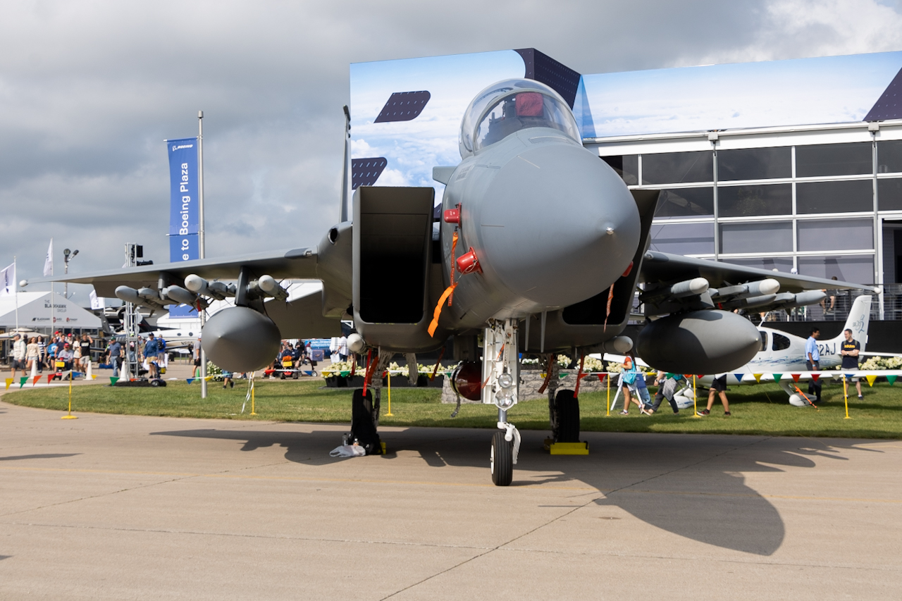Full size: USAF - United States Air Force Boeing F-15EX Eagle II 20-0001 at Wittman Regional Airport