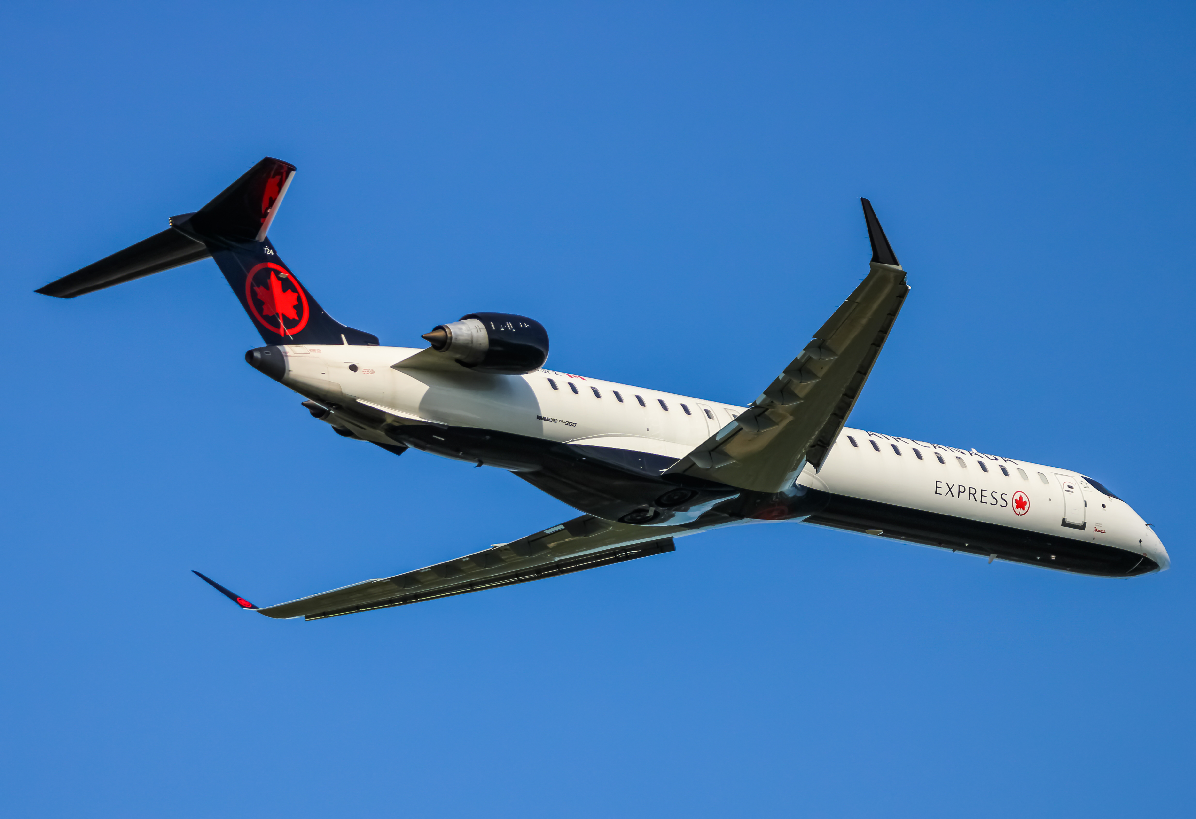 Full size: Air Canada Express Mitsubishi CRJ-900 C-GJFZ at Baltimore/Washington International Thurgood Marshall Airport