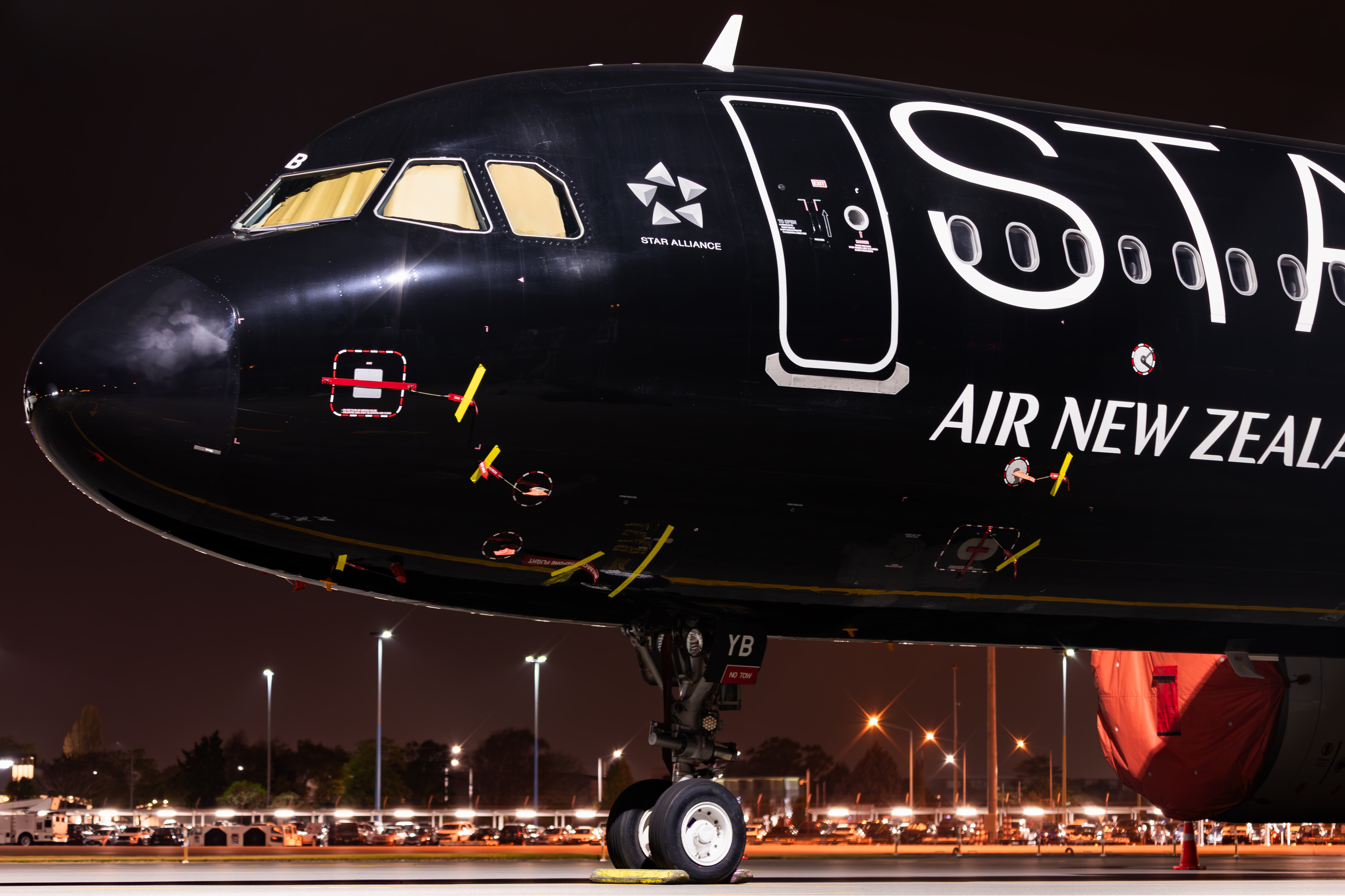 Full size: Air New Zealand Airbus A321NEO ZK-OYB at Christchurch International Airport