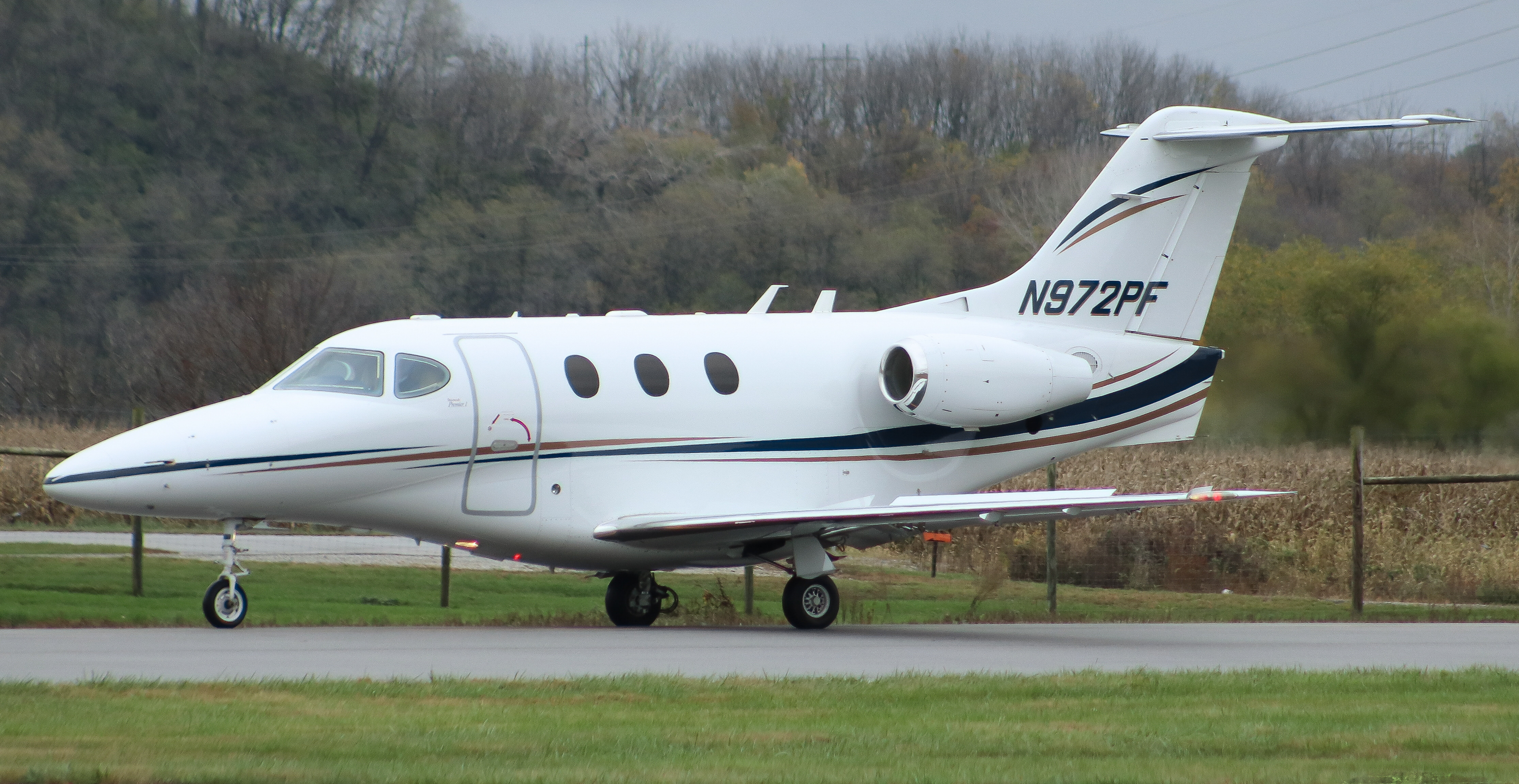 Full size: PRIVATE Raytheon 390 Premier 1 N972PF at York Airport