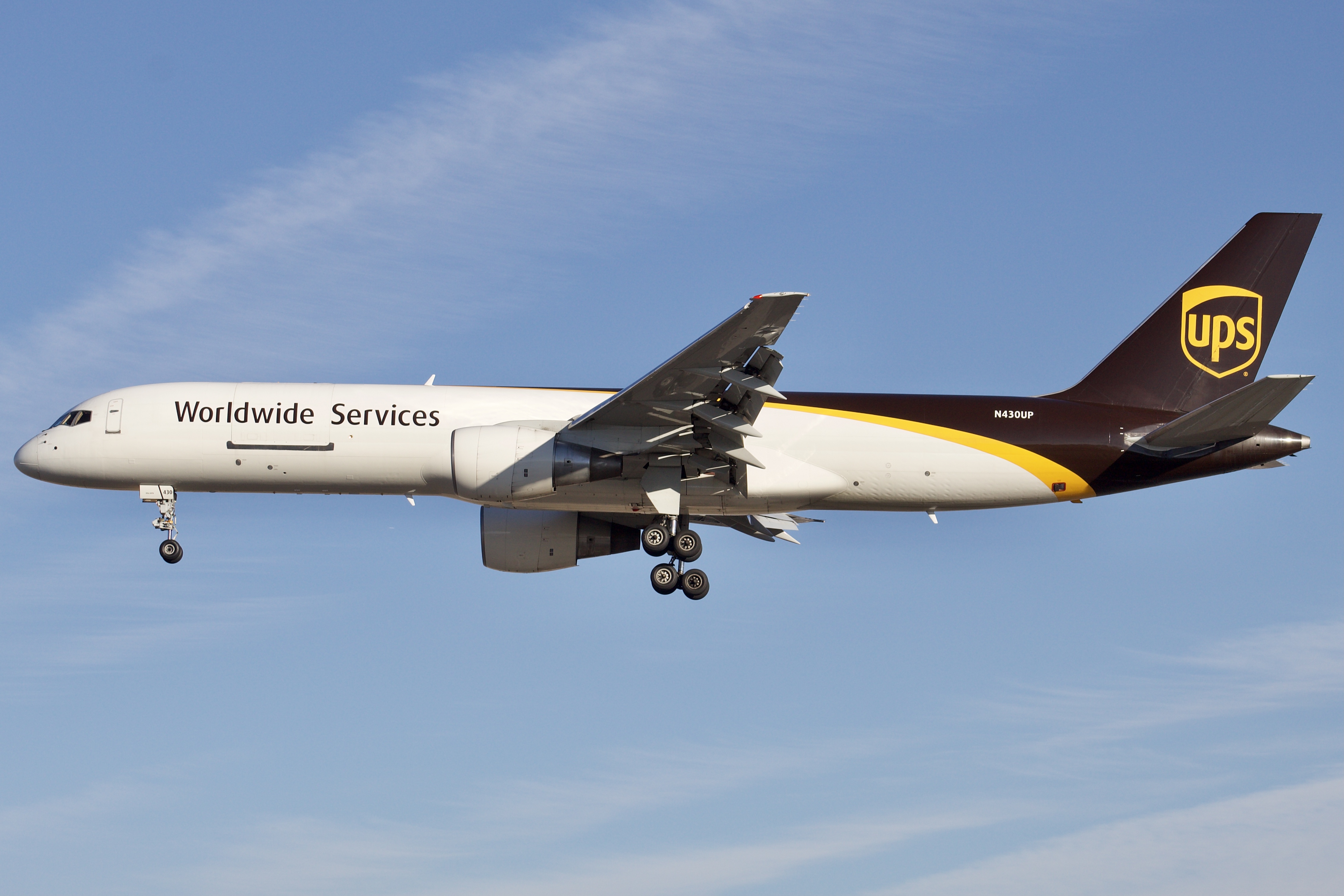 Full size: United Parcel Service Boeing 757-200 N430UP at Salt Lake City International Airport