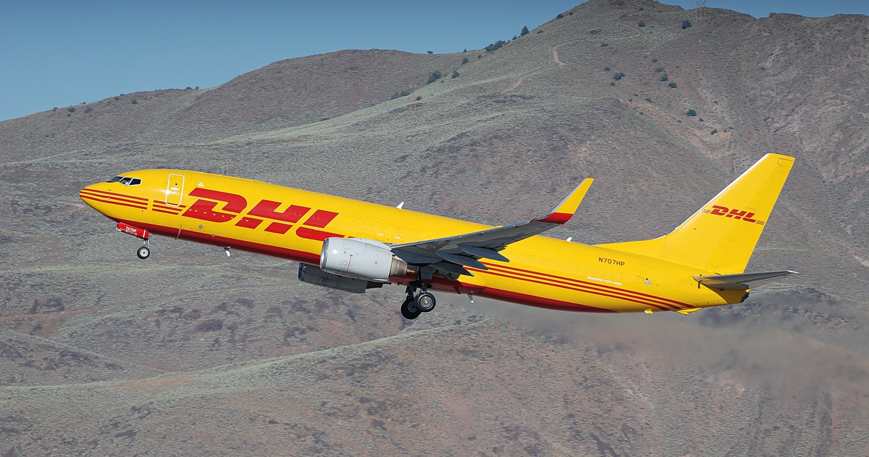 Full size: DHL Boeing 737-800 N707HP at Reno/Tahoe International Airport