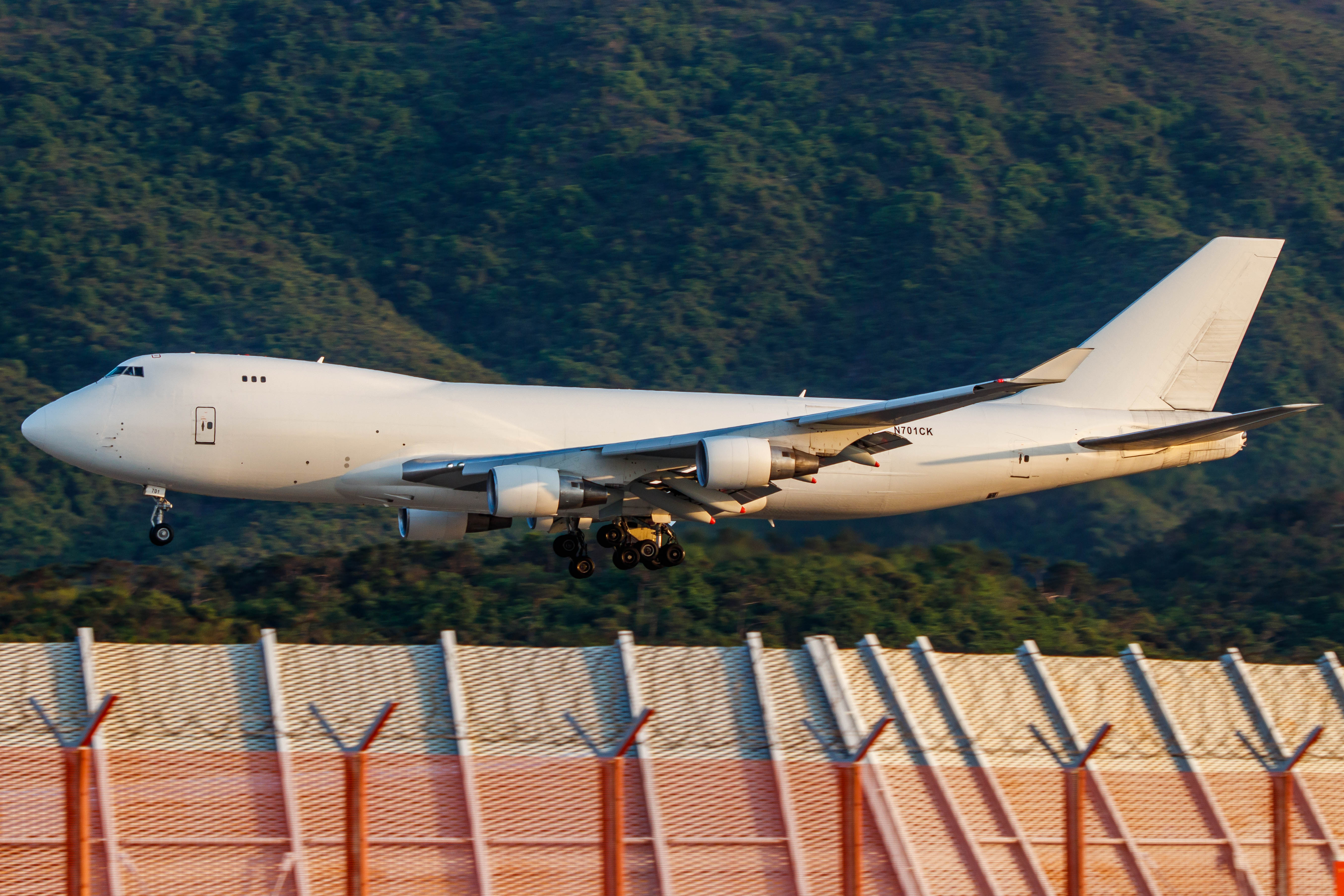 Full size: Kalitta Air Boeing 747-400F N701CK at Hong Kong International Airport