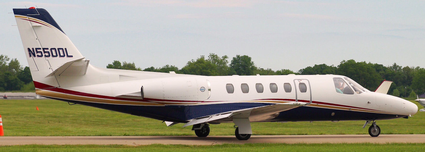 Full size: PRIVATE Cessna Citation 550 N550DL at Frederick Municipal Airport