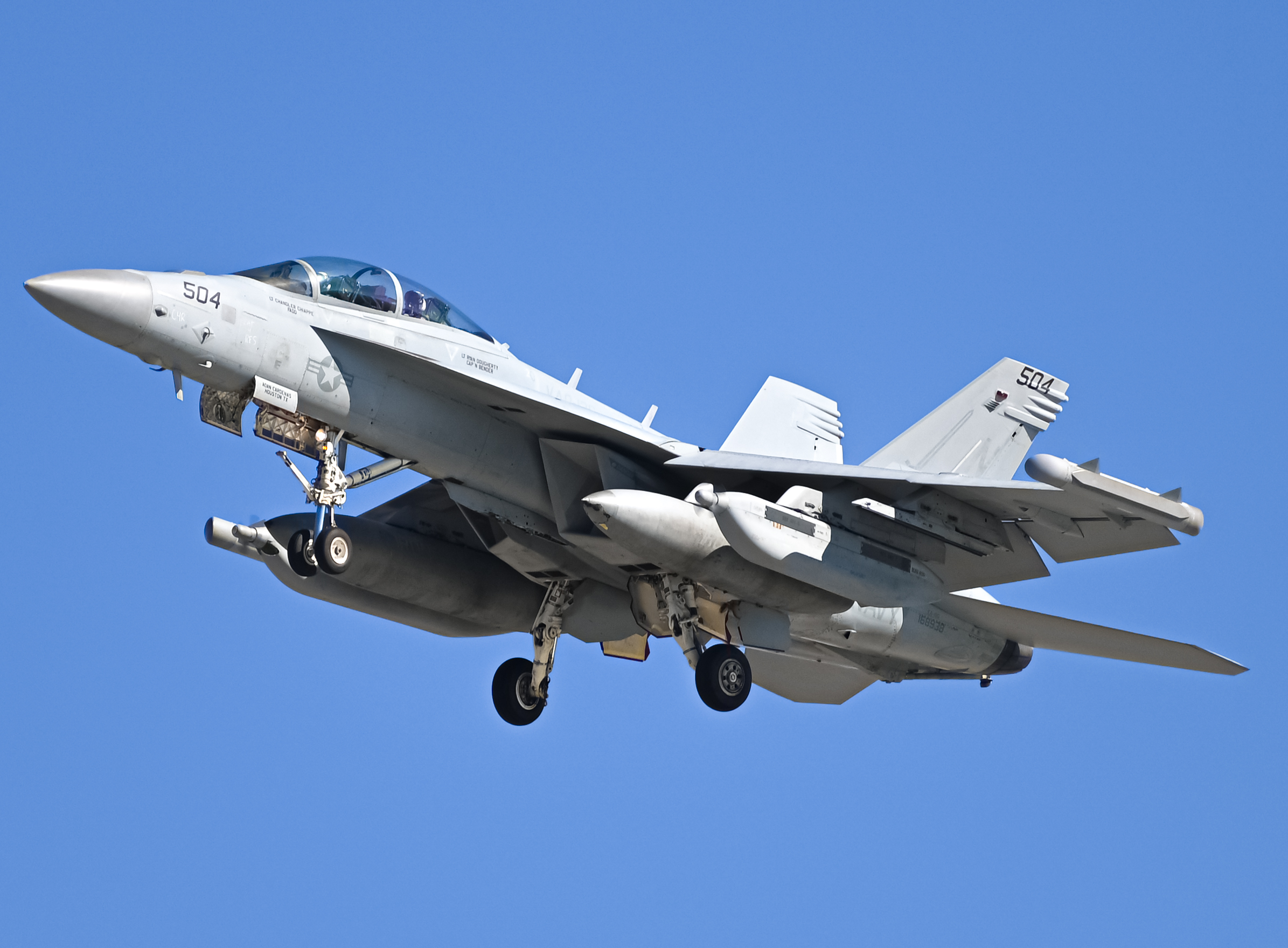 Full size: USN - United States Navy Boeing EA-18G Growler 168938 at North Island NAS