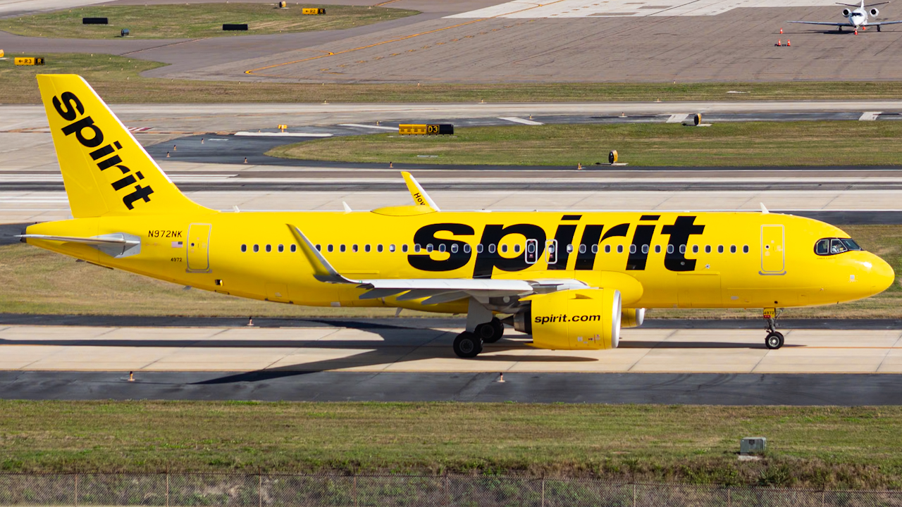 Full size: Spirit Airlines Airbus A320NEO N972NK at Tampa International Airport
