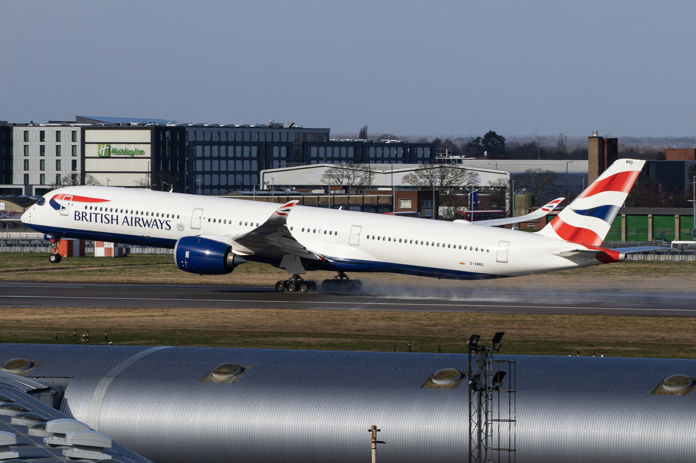 Full size: British Airways Airbus A350-1000 G-XWBG at London Heathrow International Airport