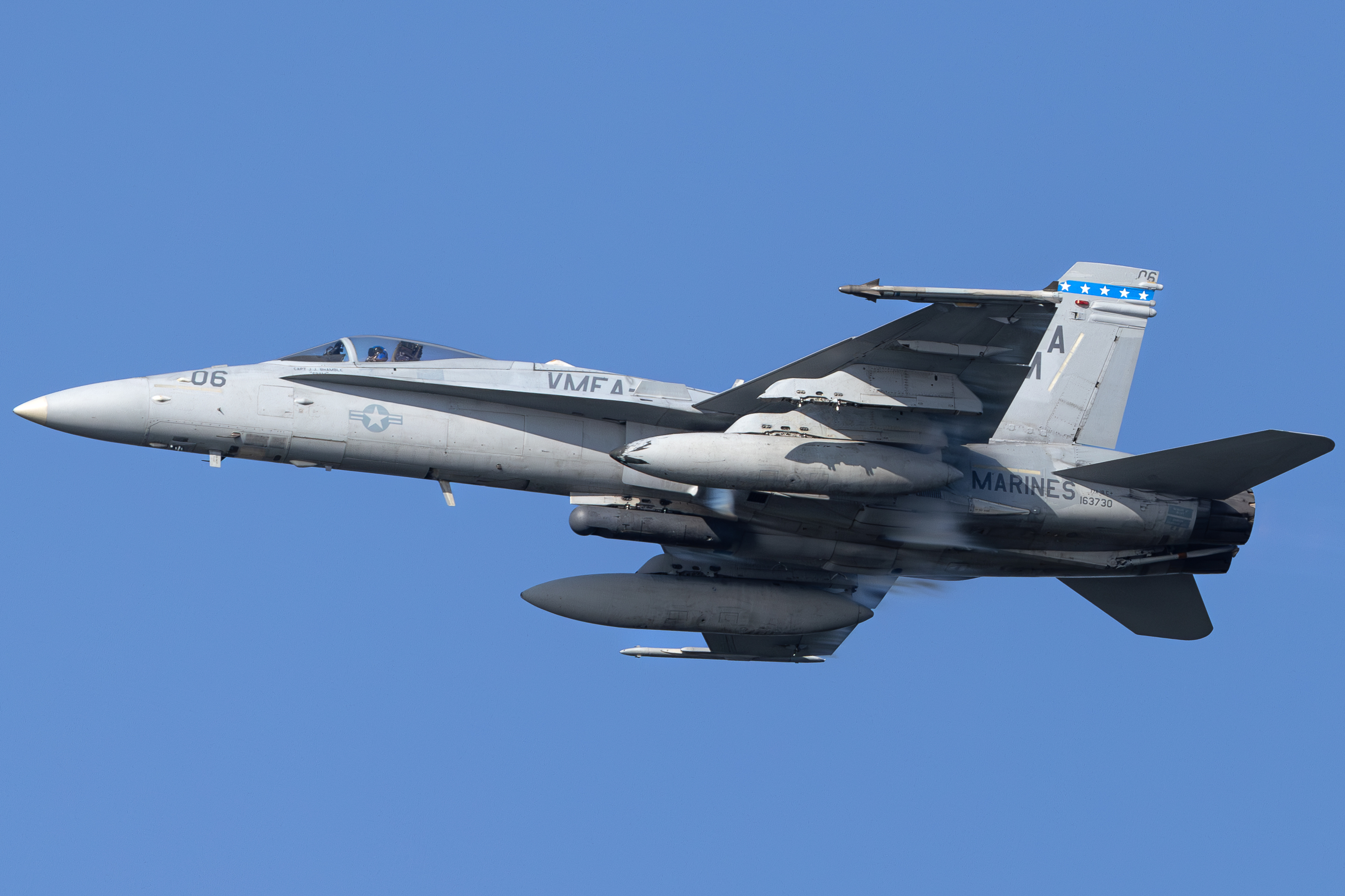 Full size: USMC - United States Marine Corp McDonnel Douglas F/A-18 Hornet 163730 at 