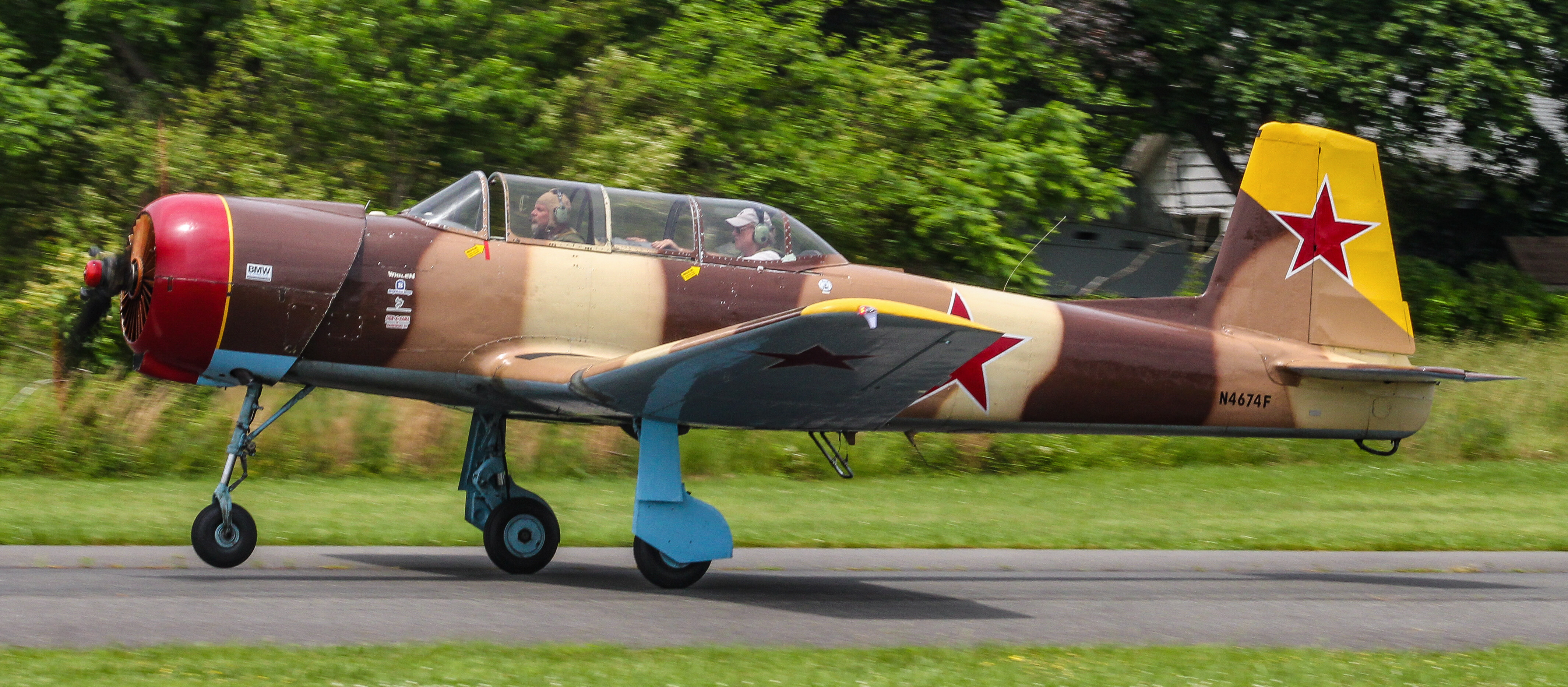 Full size: PRIVATE Nanchang CJ6 N4674F at Cross Keys Airport